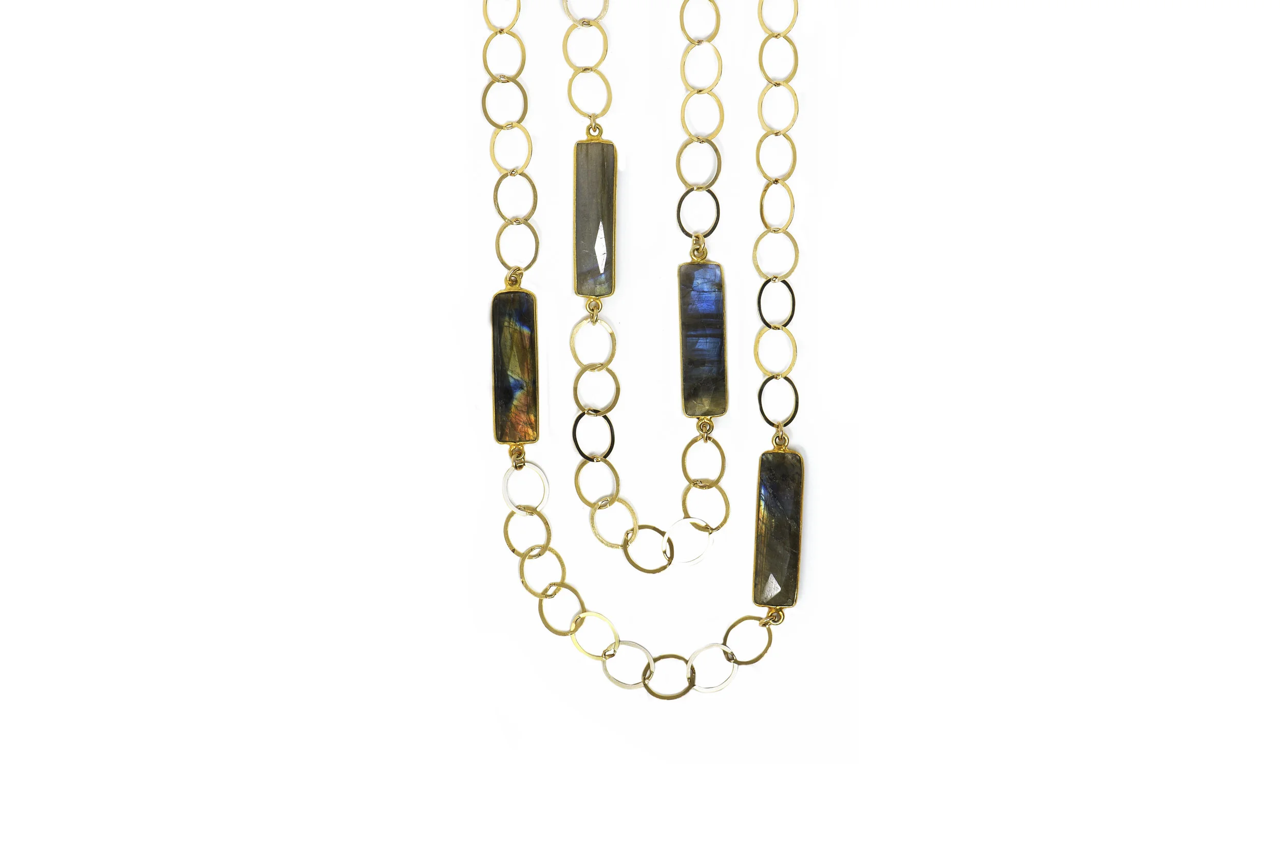 Perfection Bar Bezel Necklace