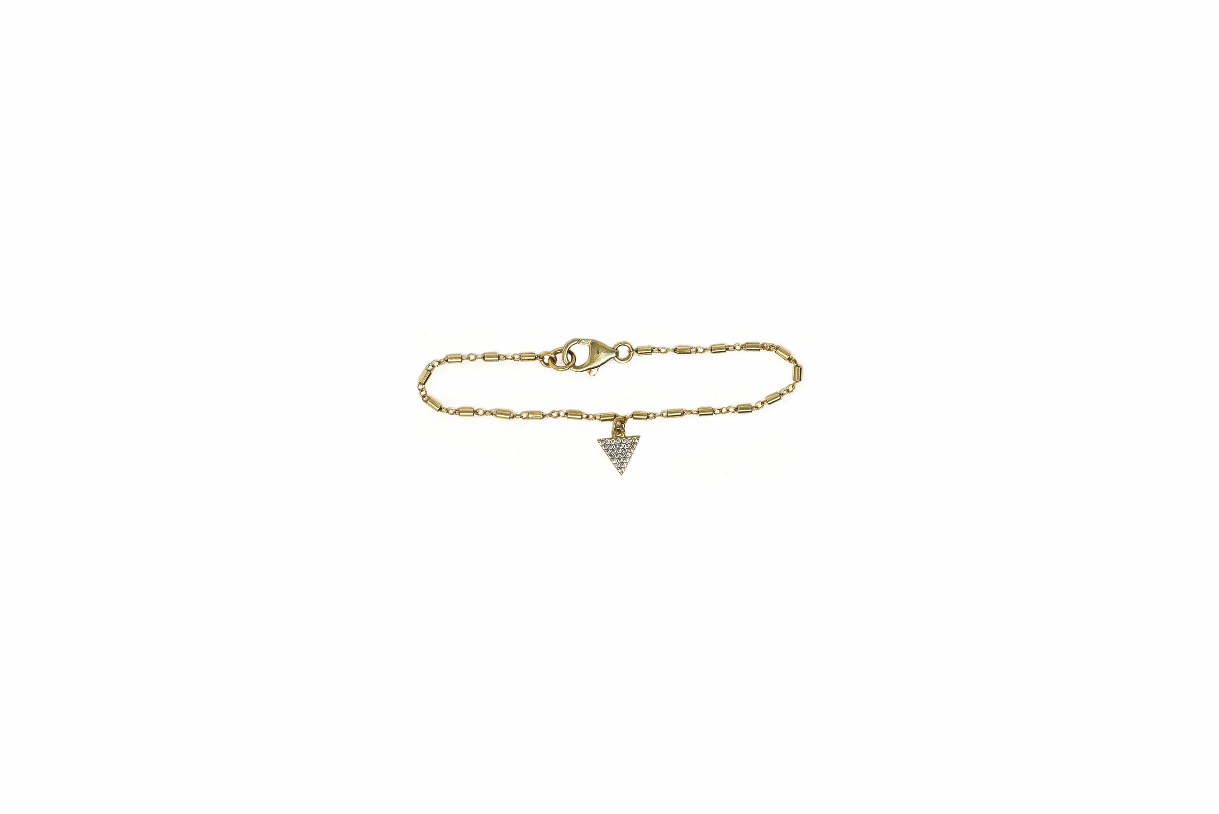 Pave Triangle Bracelet