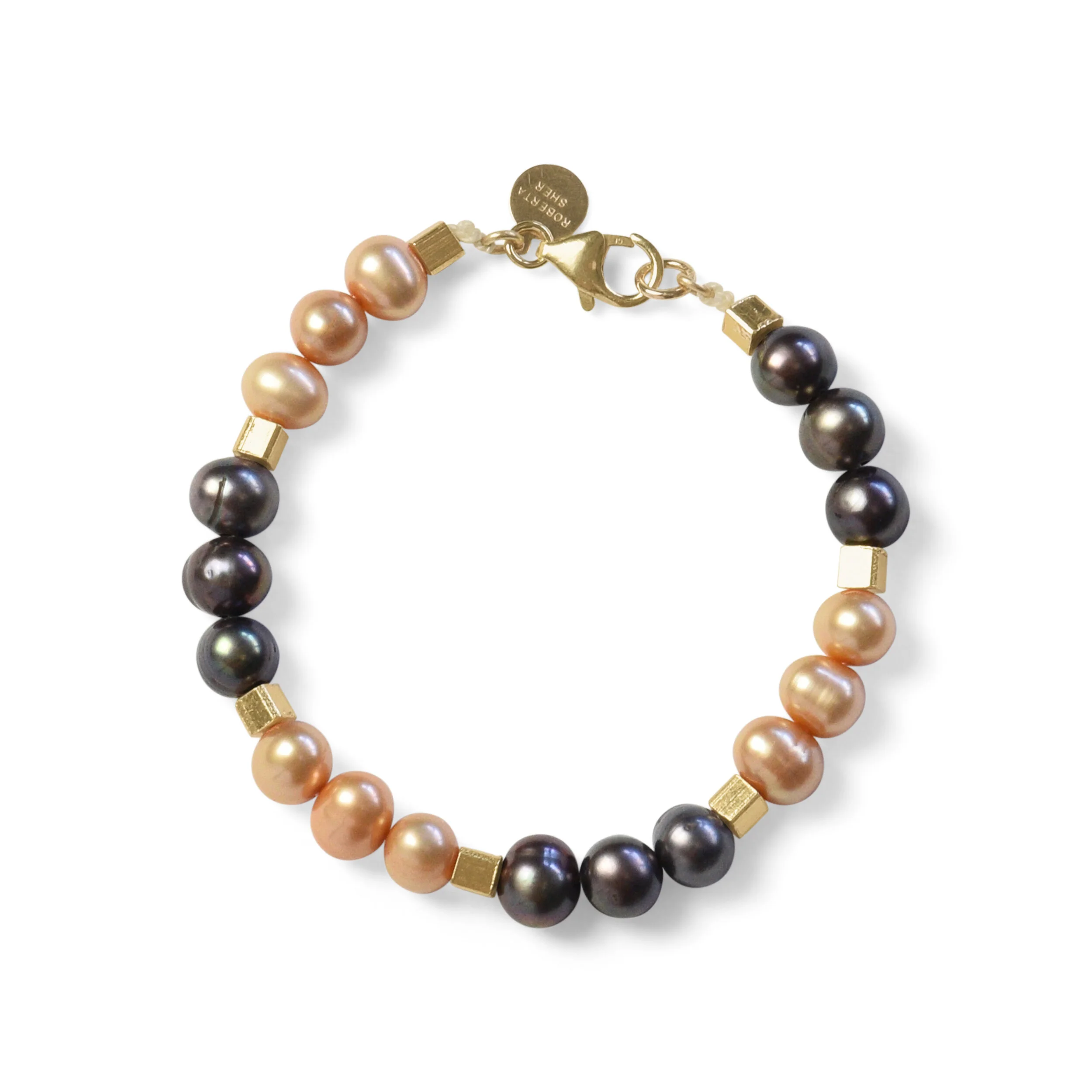 Single Strand Classic Tahitian Pearl Mixed Bracelet