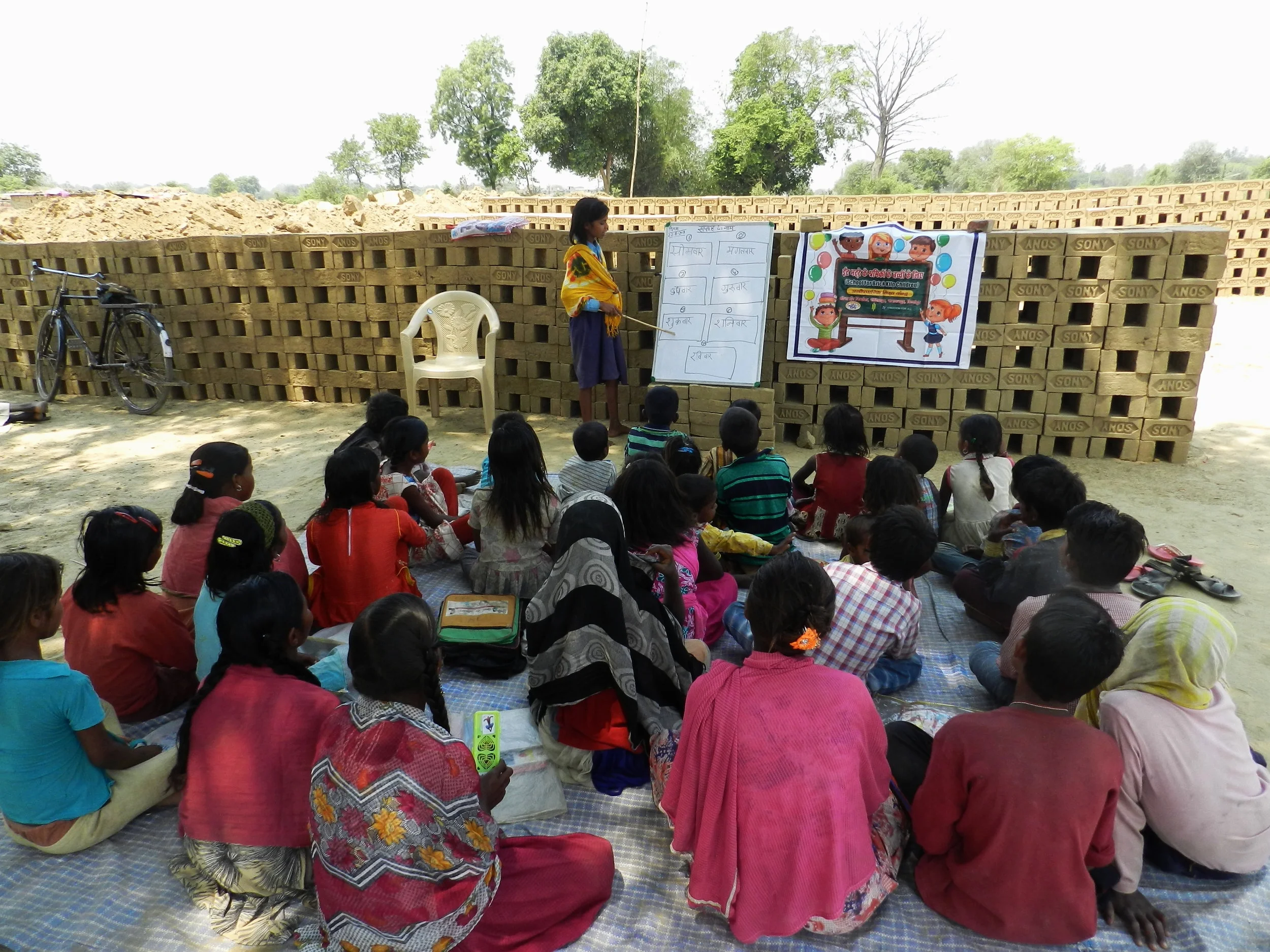 Children who used to work as slaves are now attending classes at one of MSEMVS’ transitional schools.