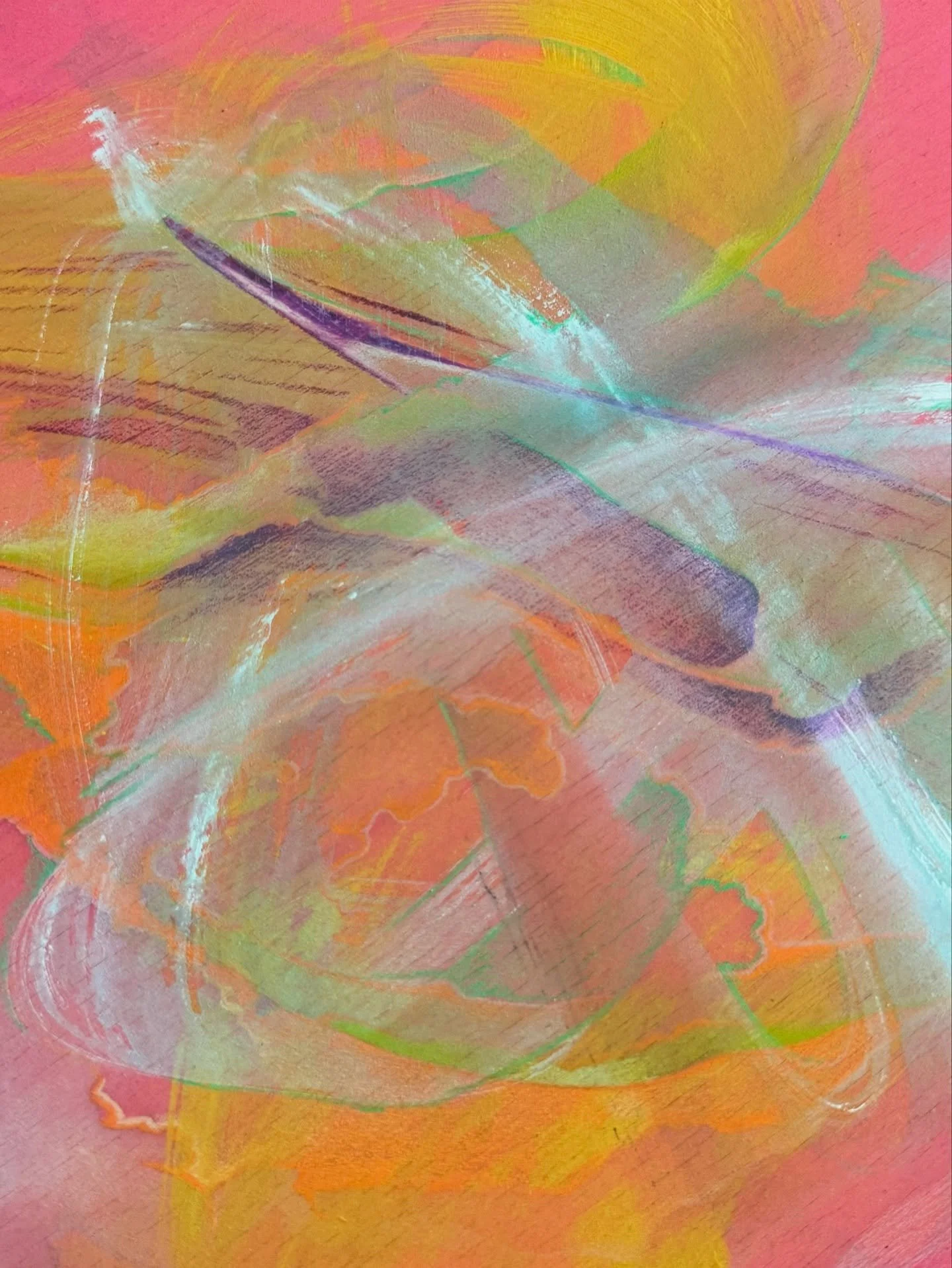 I&rsquo;ll have some art on display at @dabblellc during the Greenwood Art Walk this coming Friday ✨ 9/12 6pm - 9pm ✨Paintings, stickers, pins - a mix of old &amp; new
__________
#art #artwalk #greenwood #seattle #seattleartist #painting #abstrsct #c