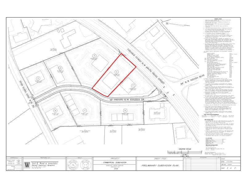 South Tryon Lot 2 - This 1.01 acre (44,289 Sq, Ft.) lot is also on the South Tryon street frontage getting an average traffic count of 50,000 cars a day. If interested in this lot, please call (843) 839-7474 for pricing. 