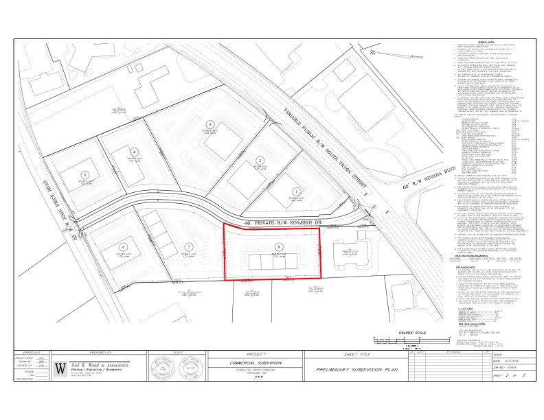 South Tryon Lot 8 - This 1.25 acre (54,875.5 Sq, Ft.) lot is on Kinleigh drive with views from South Tryon street. If interested in this lot, please call (843) 839-7474 for pricing. 