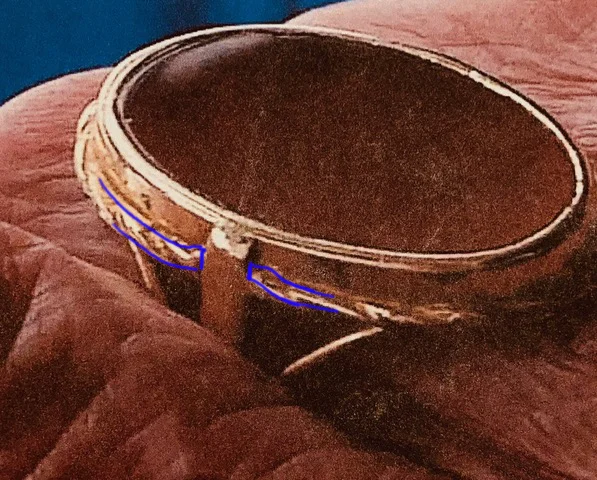 The only clue I had for this ring project.