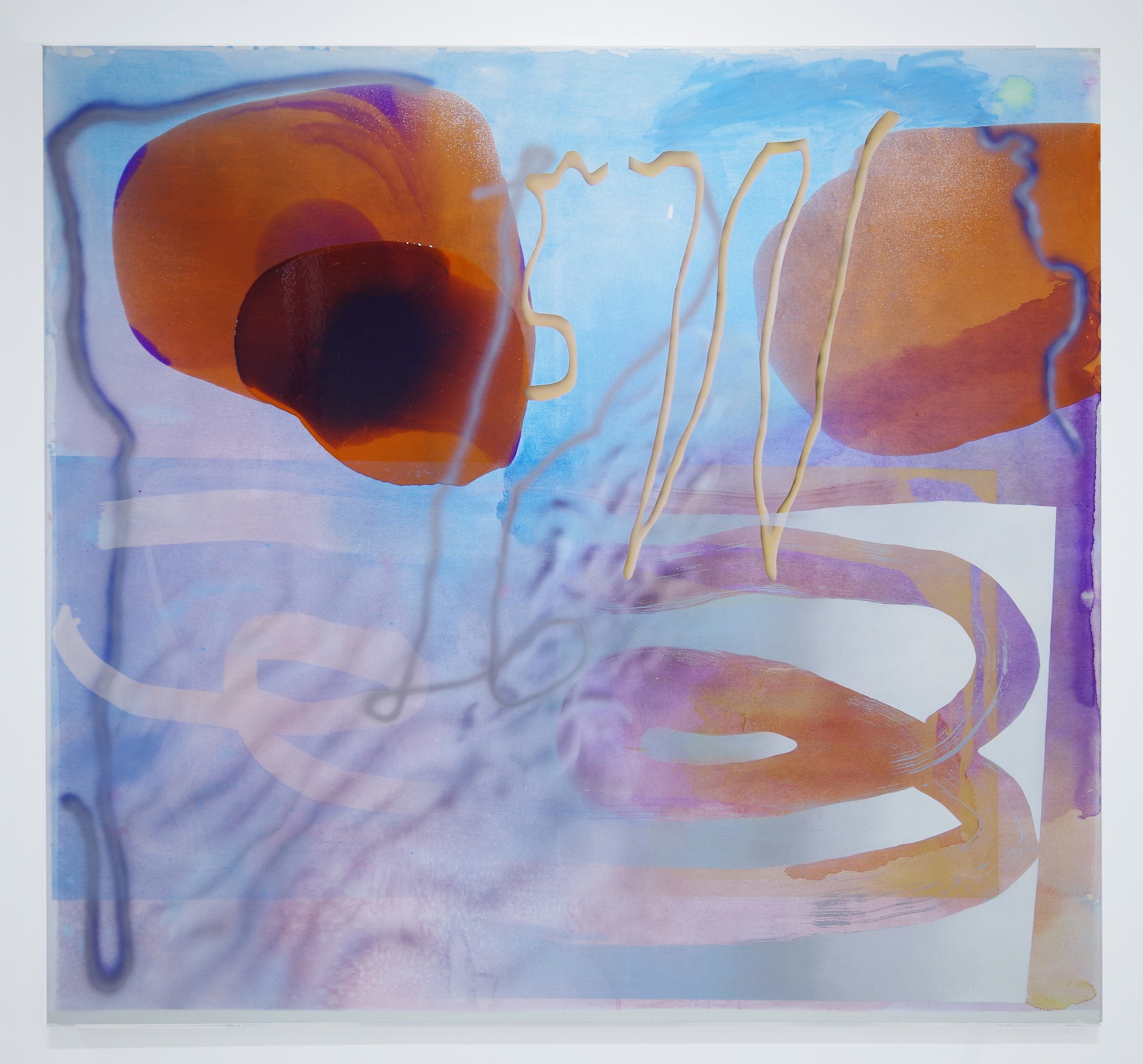 The Iamb For Real , 2017, synthetic polymer paint on canvas, 66 x 72 inches
