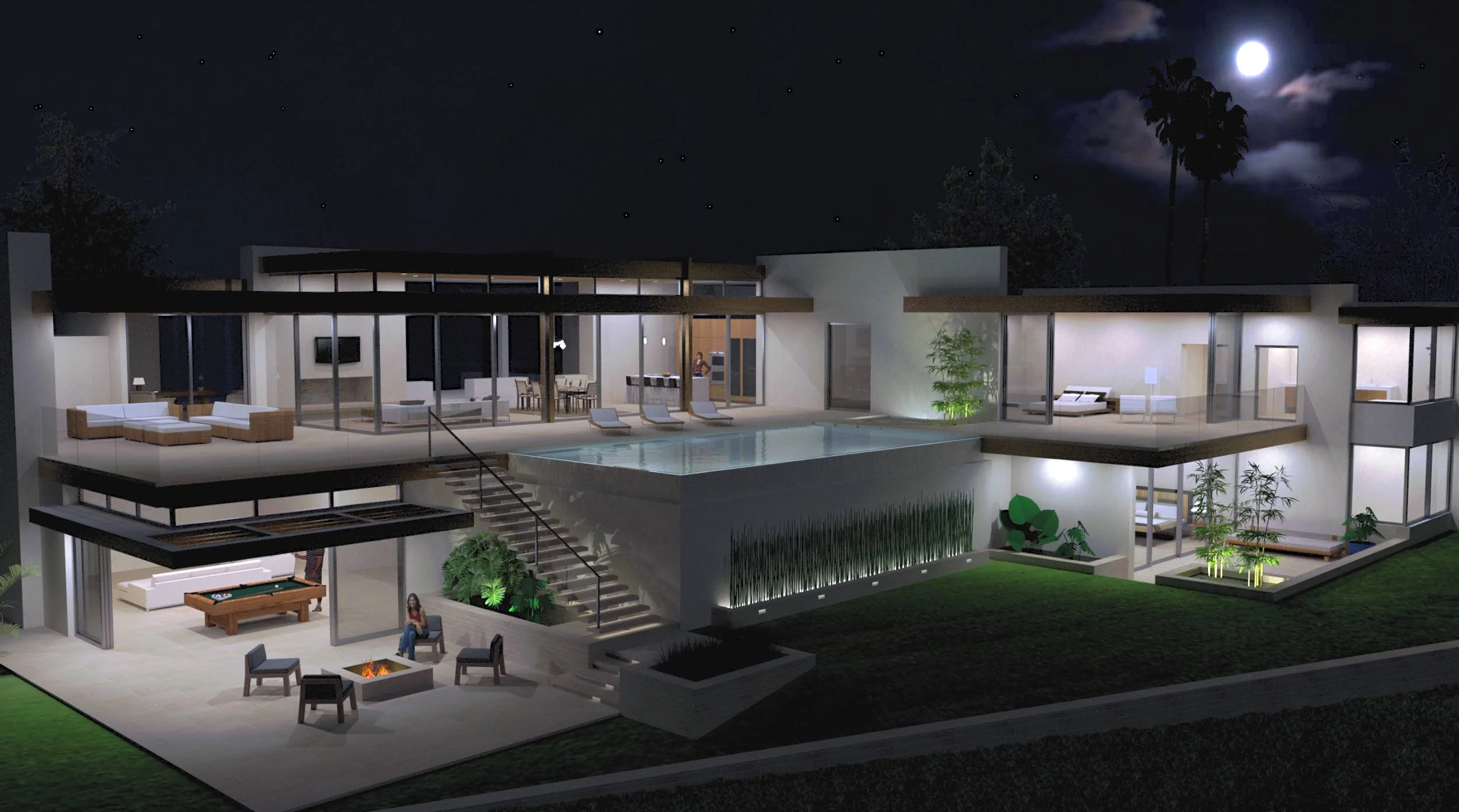  Rendering: Exterior view of home 