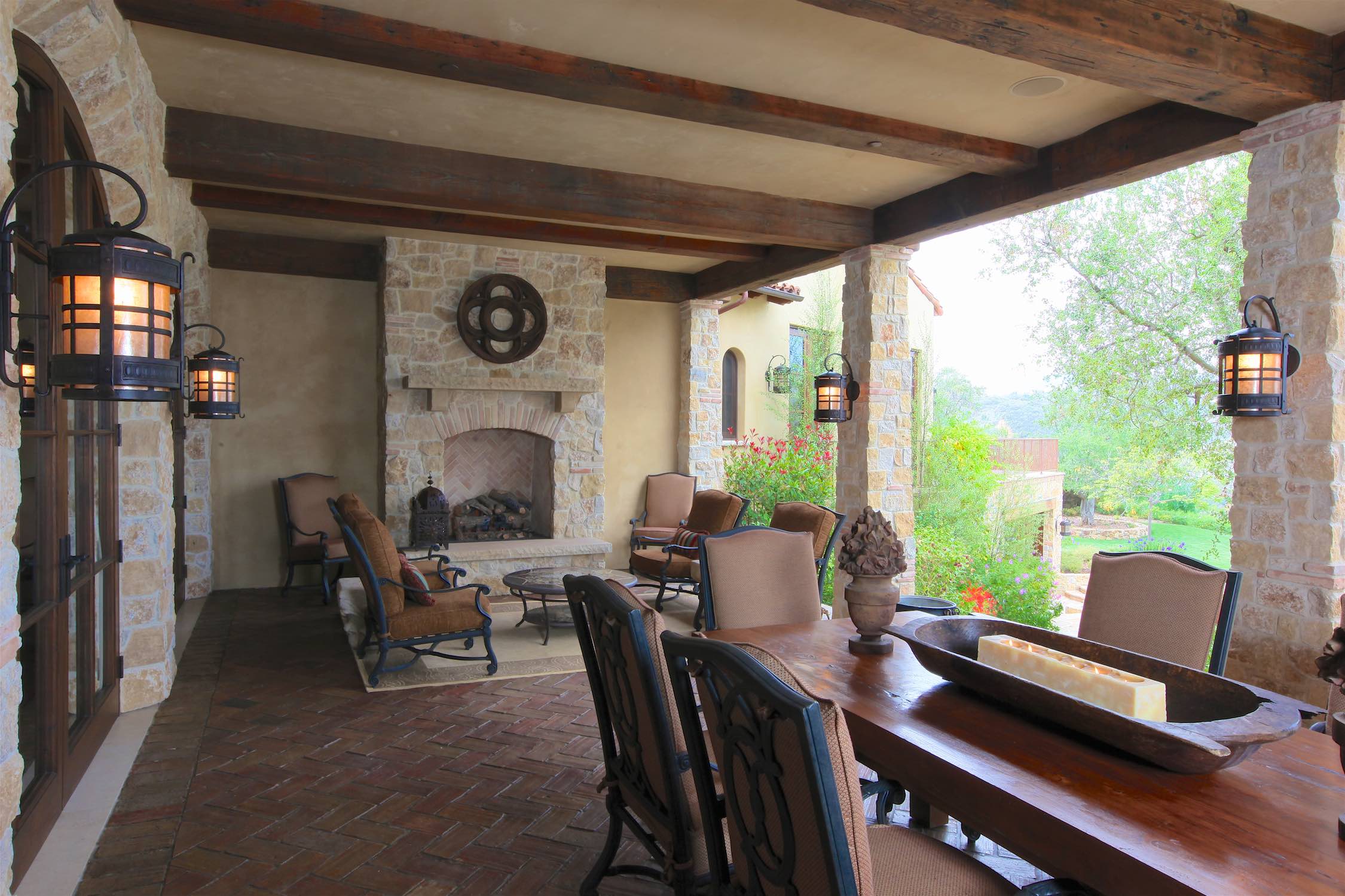 Covered porch