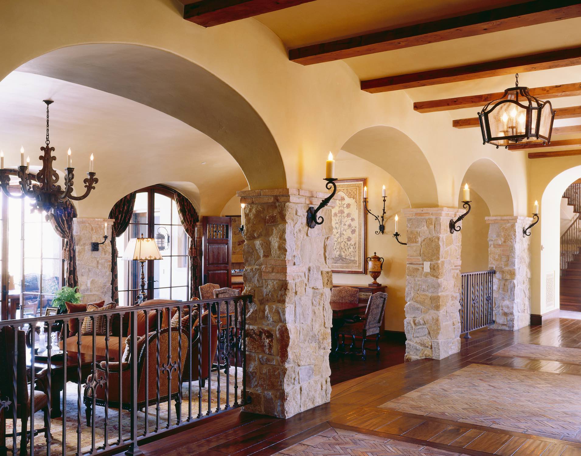 Hallway and great room