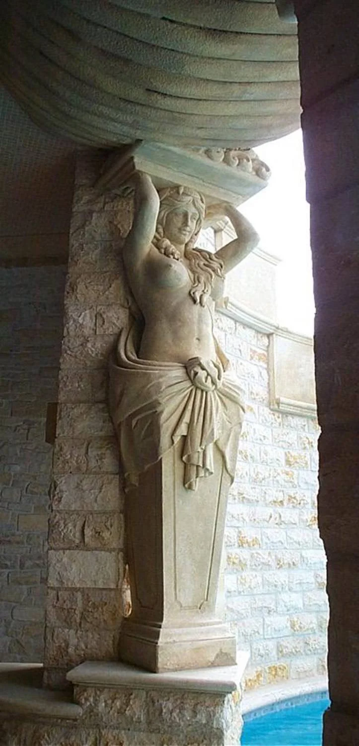 Detail of custom Caryatid&nbsp; 