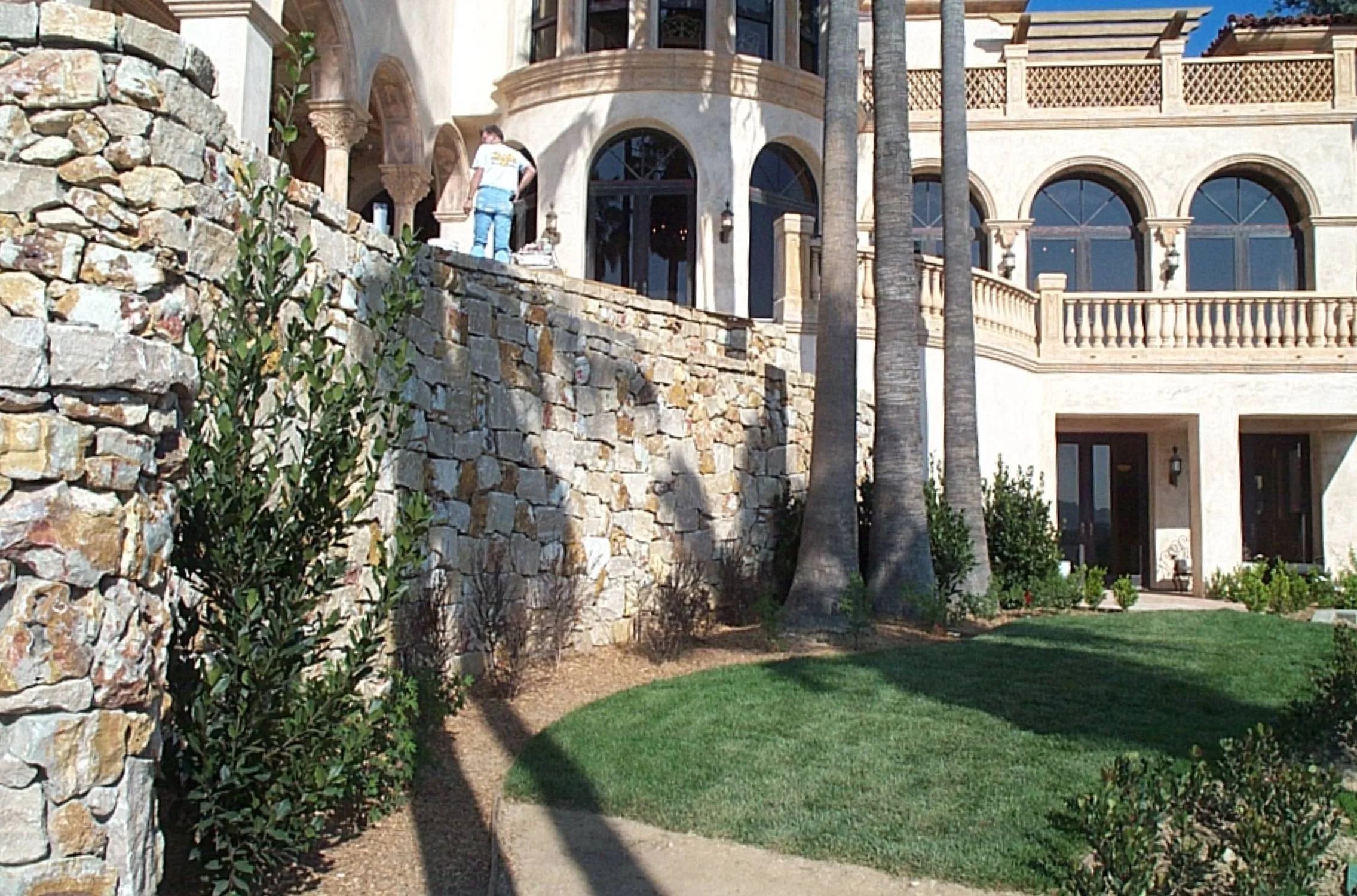  Detail of stone wall 