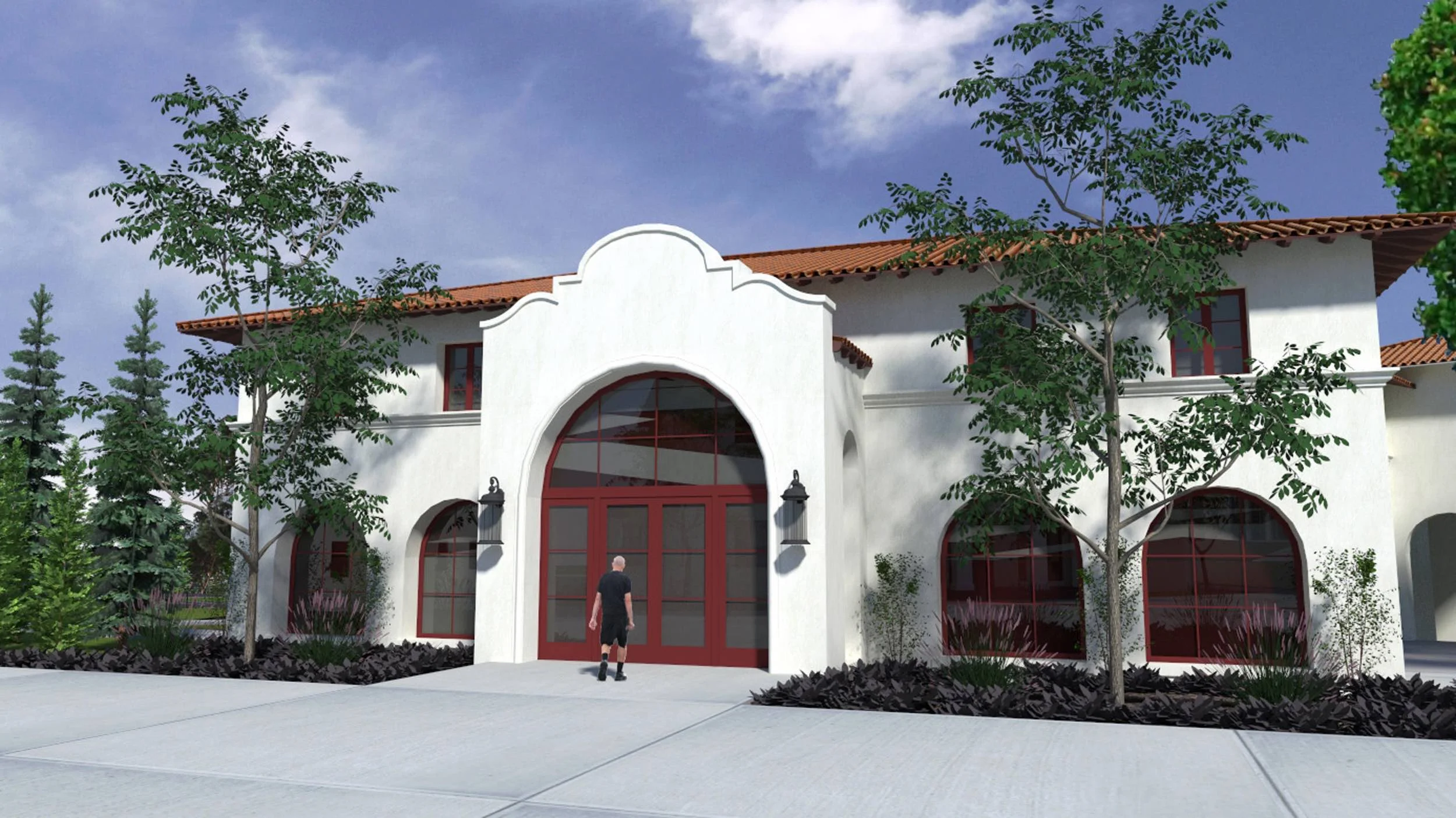  Rendering of Army Navy Academy Duffield Sports Center 