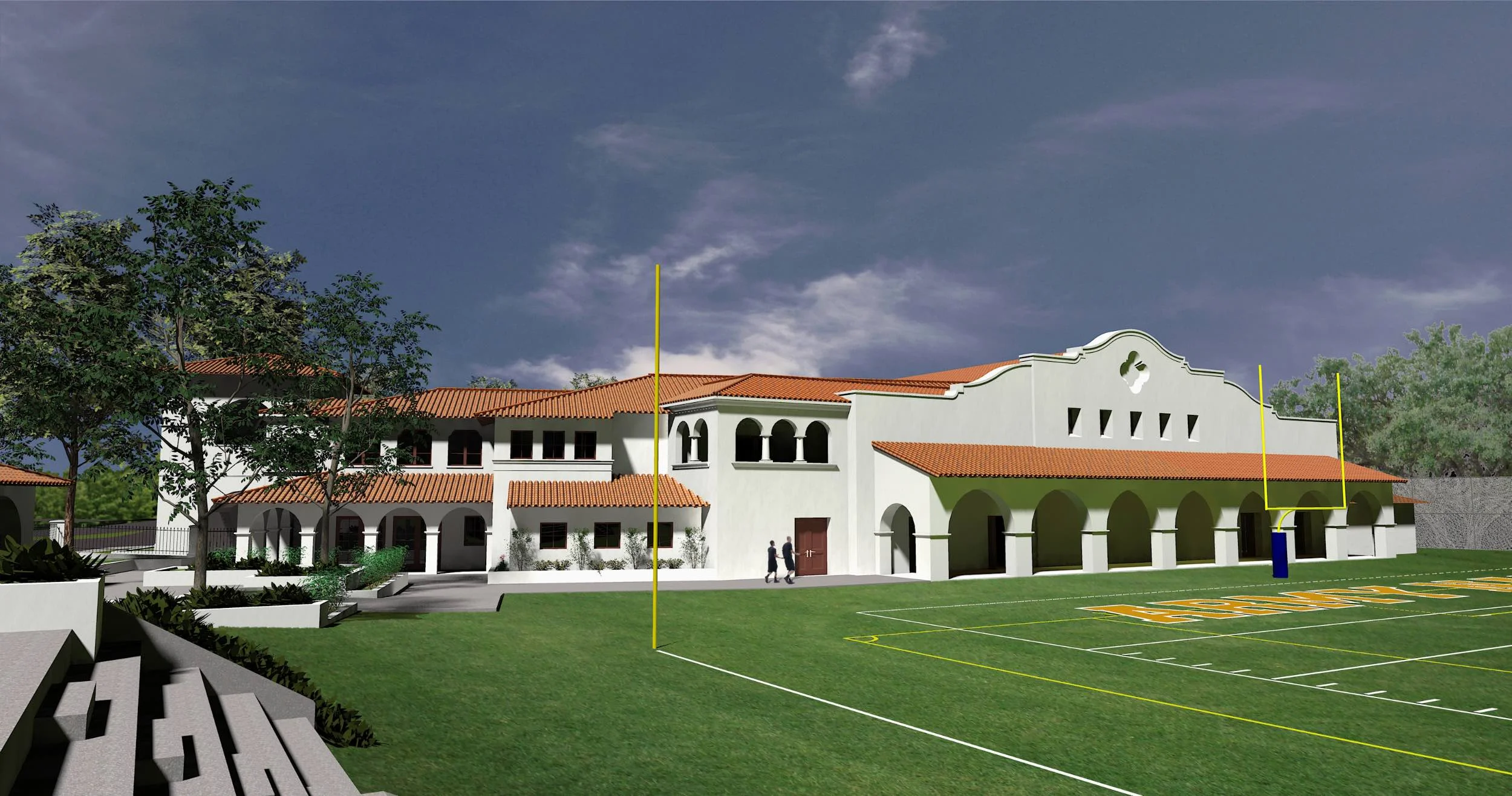  Rendering of Army Navy Academy Duffield Sports Center 