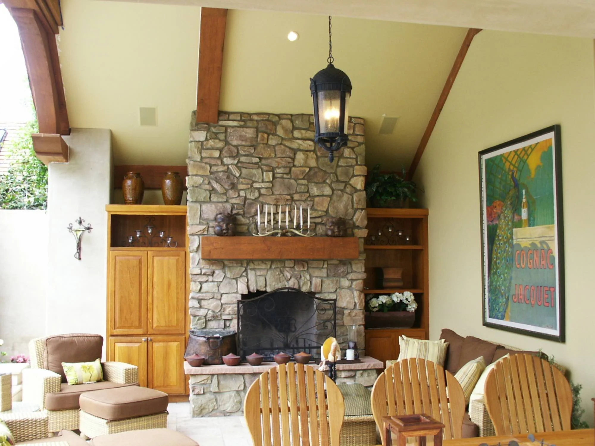  Pool house interior 