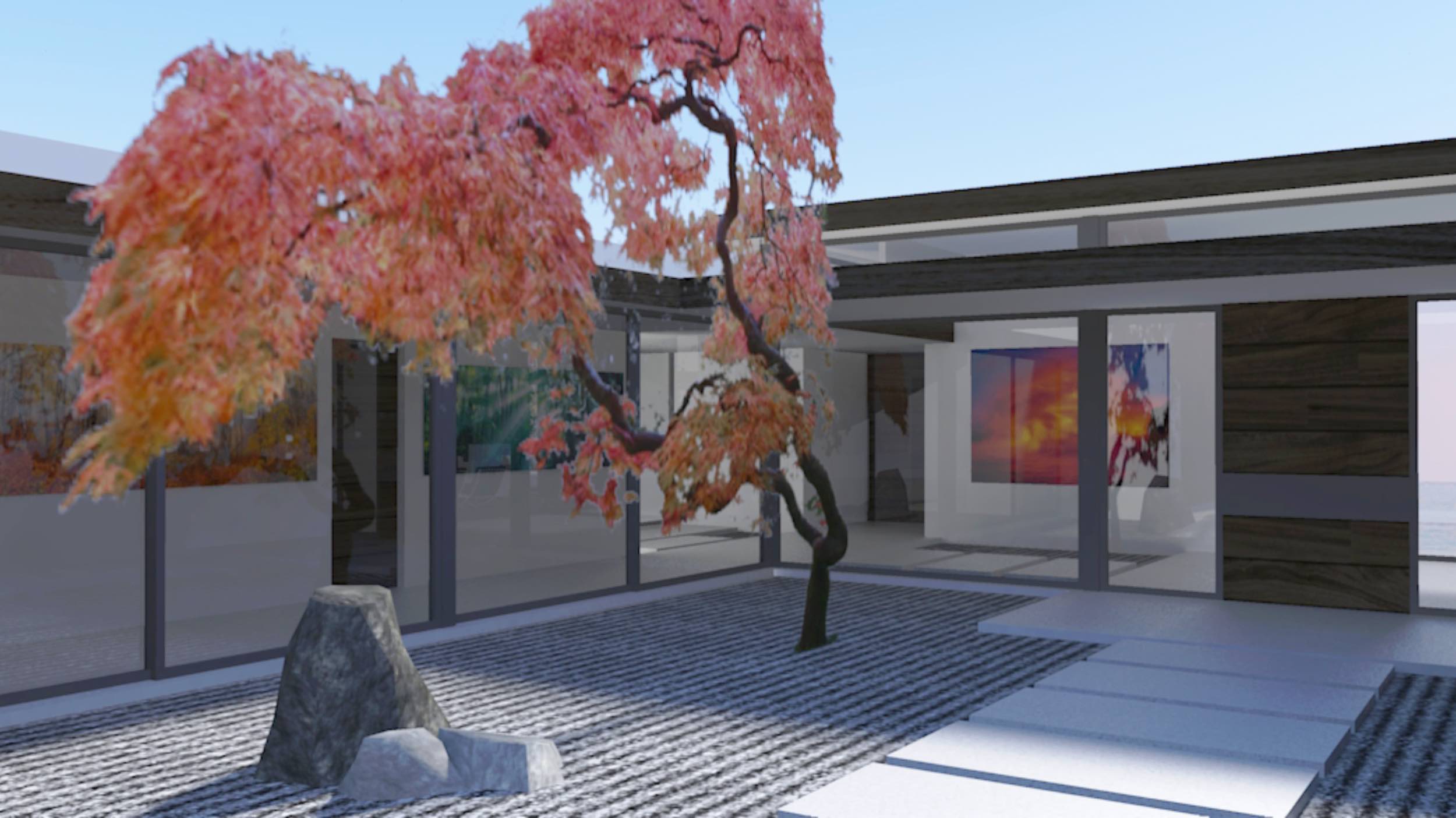  Interior garden courtyard 