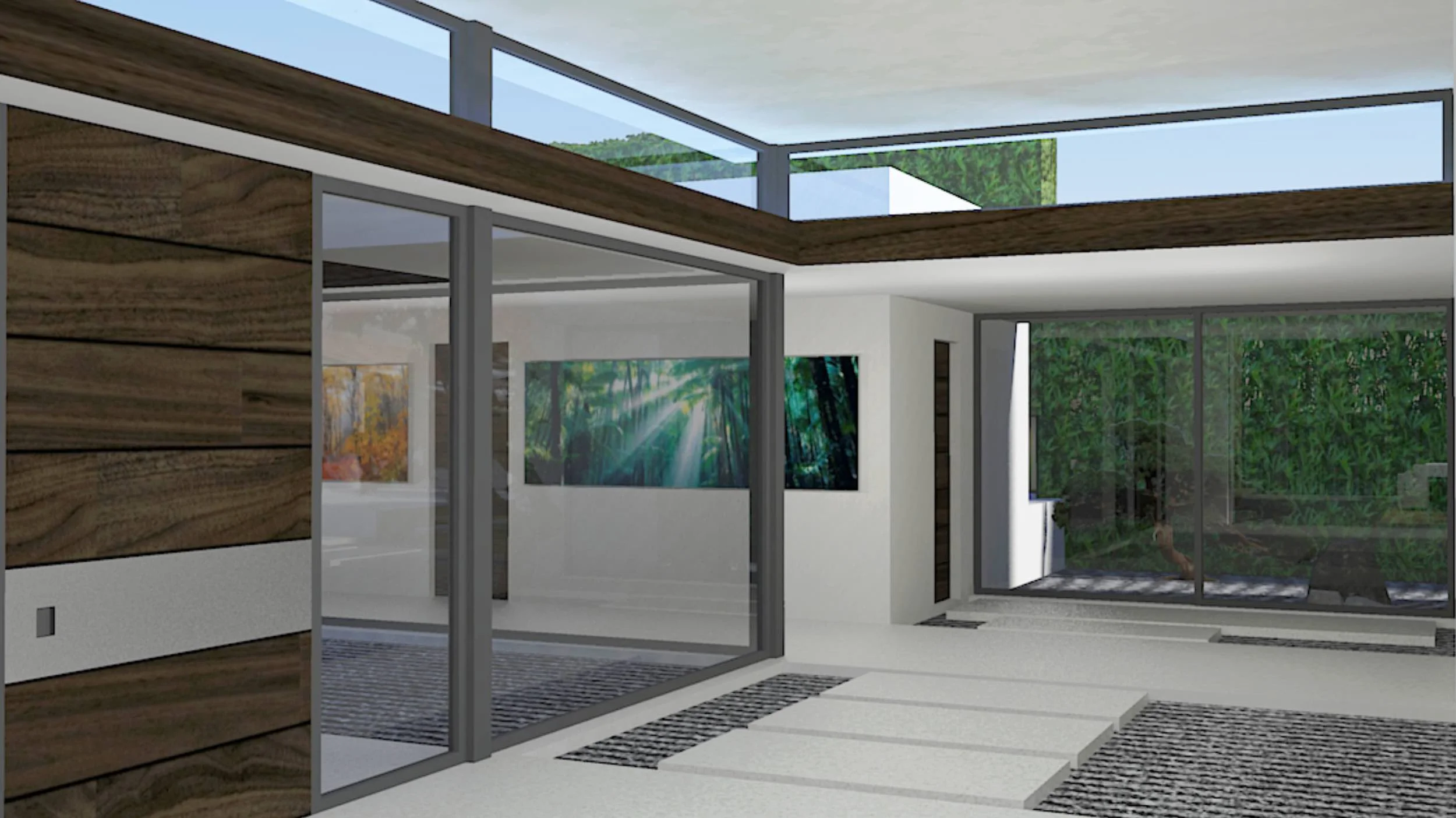  Interior walk ways 