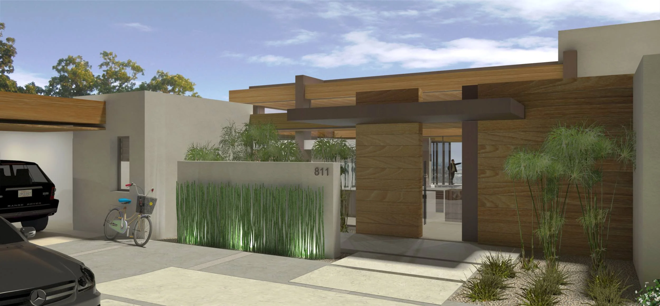  Entry and garage 