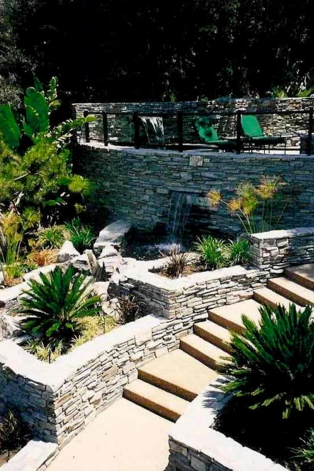  Exterior view of stone gardens 