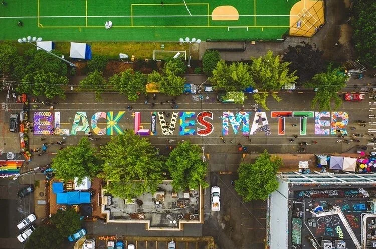 Black Lives Matter Mural  Seattle Wa