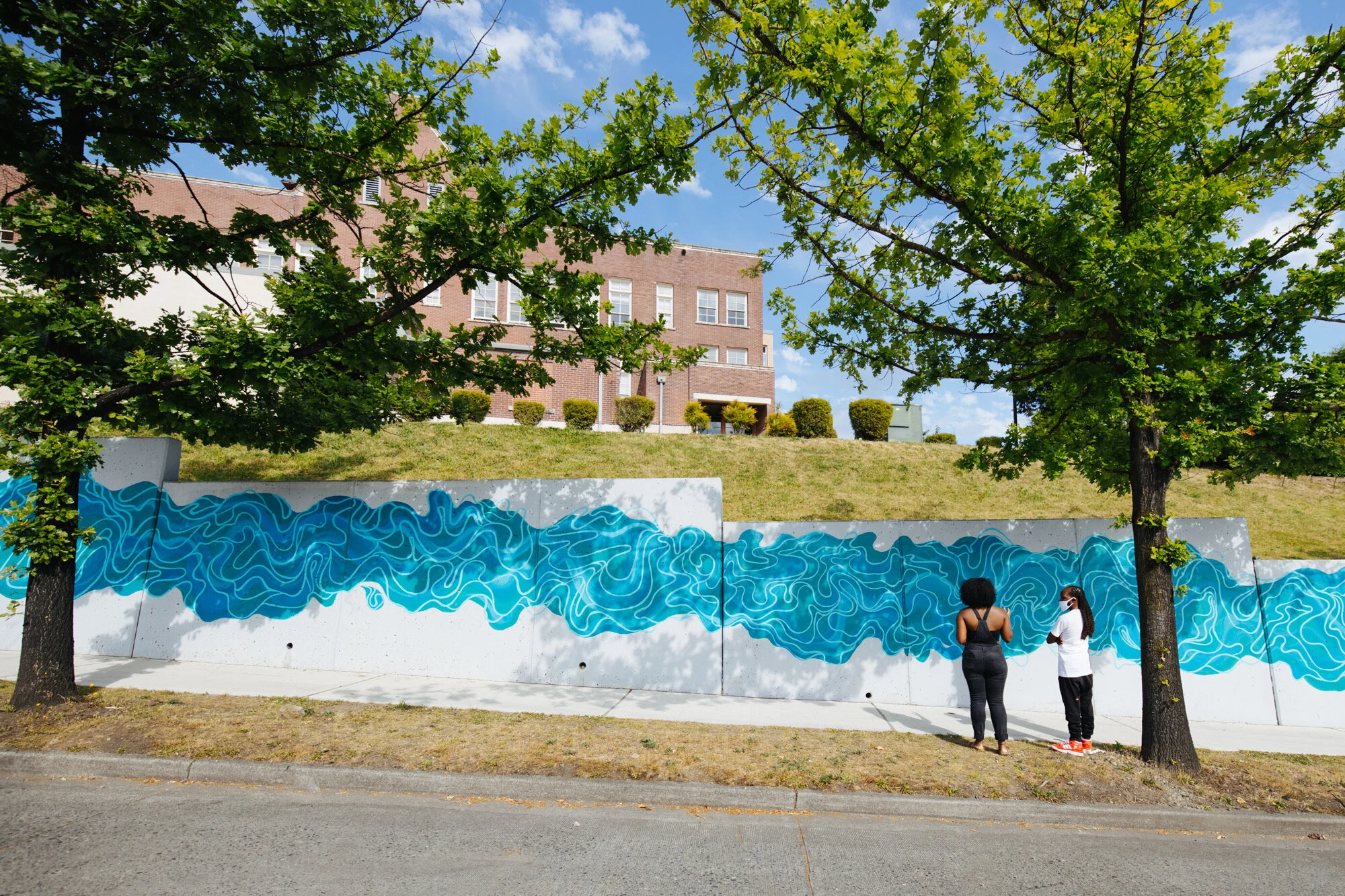 We Are Water Mural located on 23rd & Massachusetts in the Central District of Seattle, WA  | 2020 (Copy)