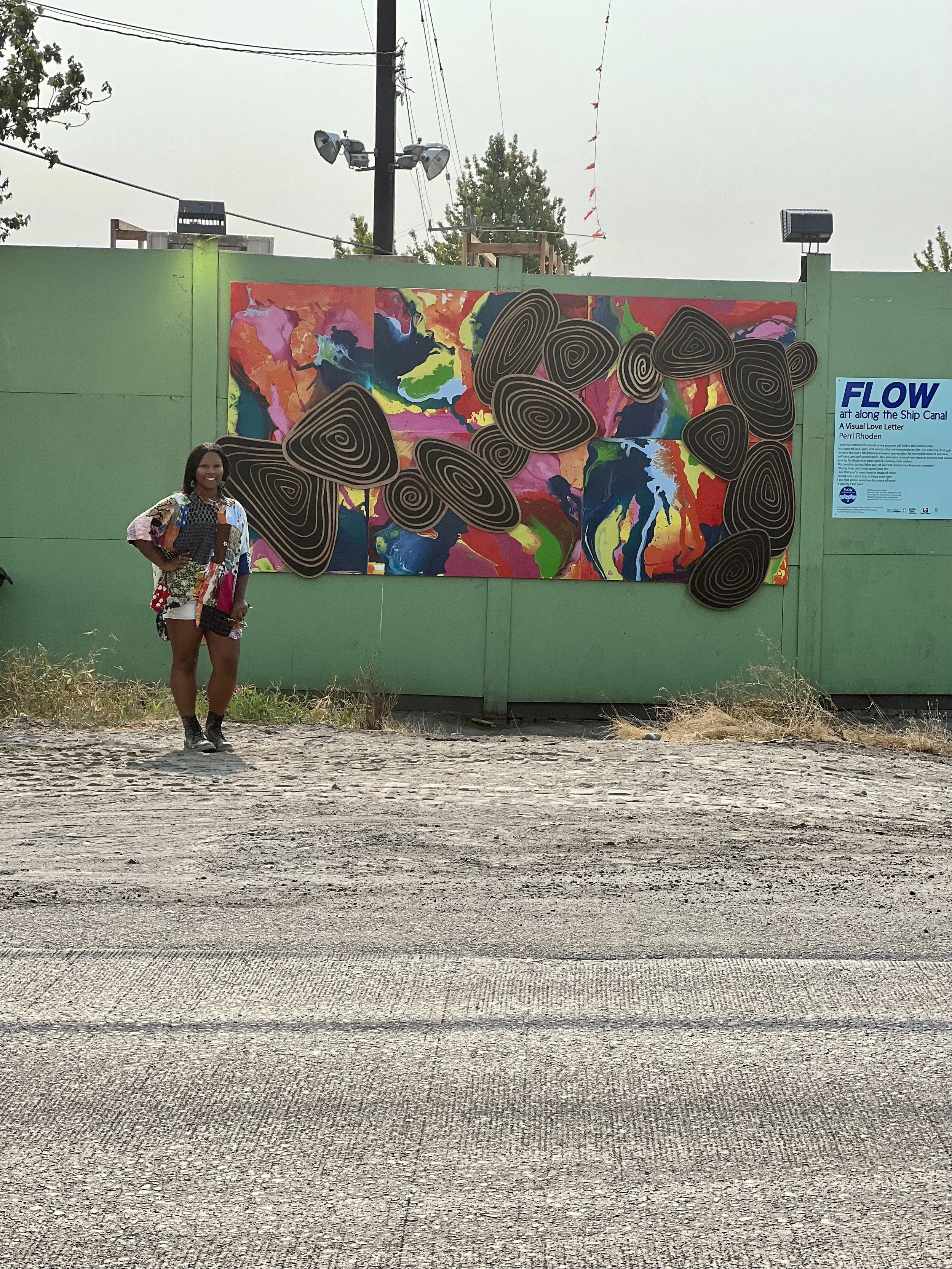  Check out Perri’s newest mural in Ballard up through January 2023!   Located at 5425 Shilshole Ave N 