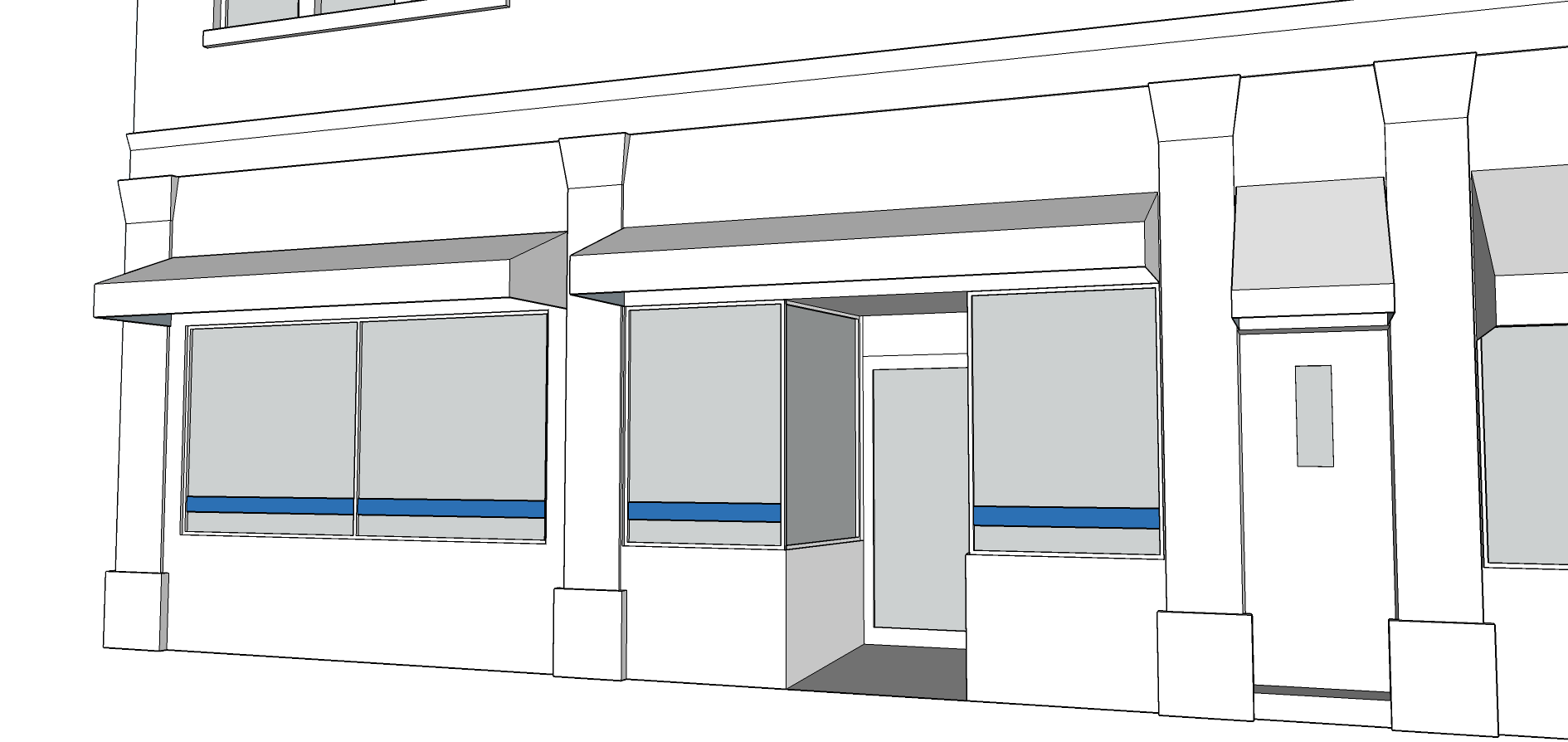 WINDOW SIGN - Not to exceed 8 SF. - Not to exceed 10% of window area. - Neon signs cannot be larger than 6 SF. - Font cannot be taller than 8 in. - Only one window sign per business.