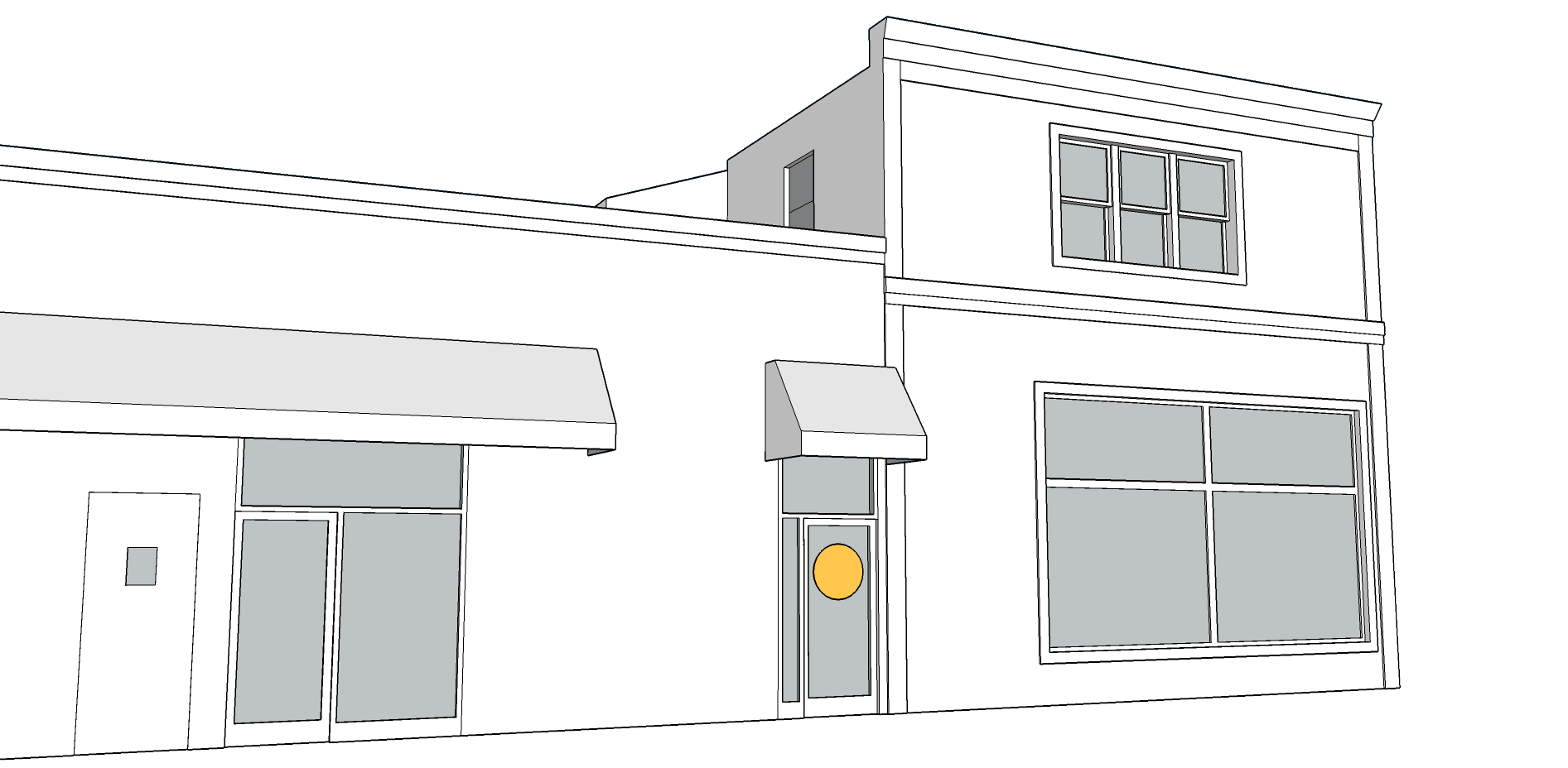 WINDOW SIGN - Not to exceed 20 SF. - Not to exceed 25% of window area. - Neon signs cannot be larger than 6 SF. - Font cannot be taller than 8 in. - Only one window sign per business.