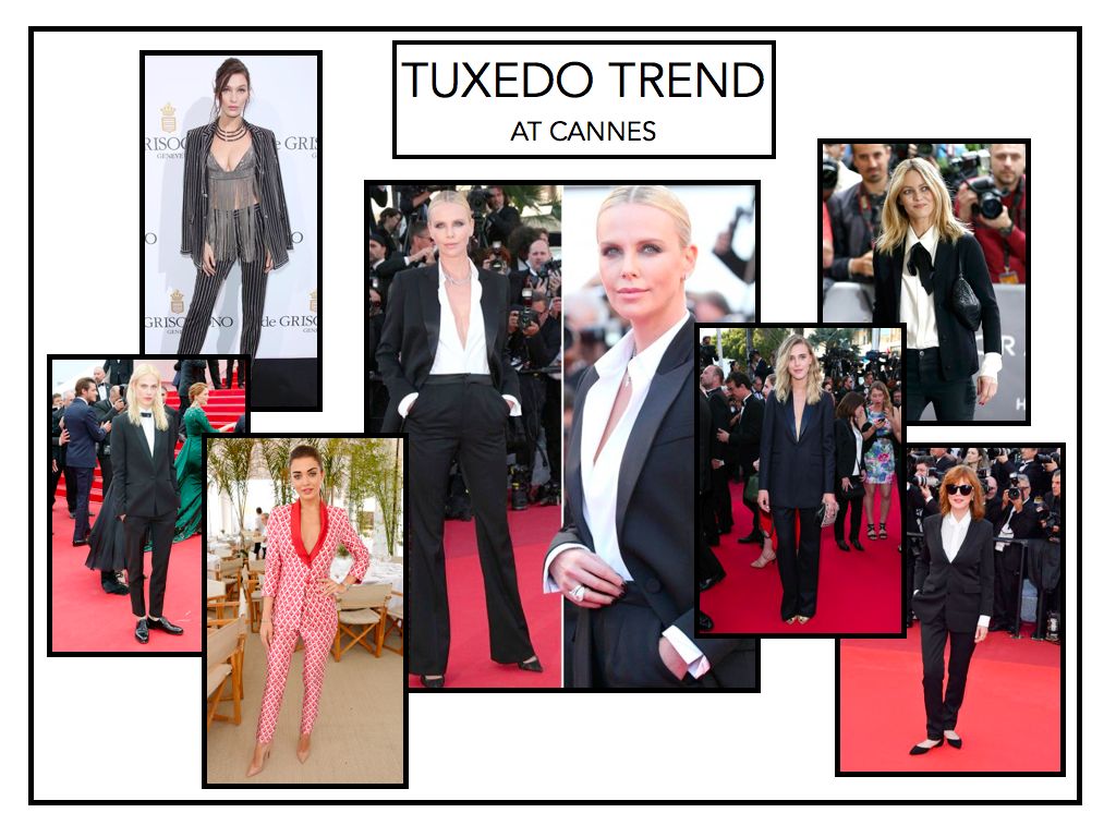 MODERN. CHIC. SEXY. WE ARE LOVING THE GIRL-TUX!! THE ULTIMATE IN THE MASCULINE/FEMININE CONTRADICTION.THE KEY TO AN AMAZING LOOKING TUX IS FIT. A HANDMADE CUSTOM BESPOKE TUX WILL FIT YOU LIKE A GLOVE AND HIGHLIGHT YOUR BEST ASSETS. SO MANY OPTIONS, LOVE CLASSIC BLK ON BLK , NAVY W BLK AND OF COURSE WHITE!! WHITE IS TOTALLY MODERN AND CHIC!