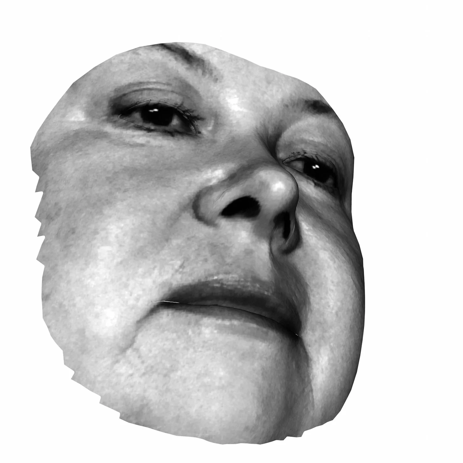  The Society Lady, Spirit is a bone, 2013, glass, paint, C-type print, string, 40cm x 50cm 