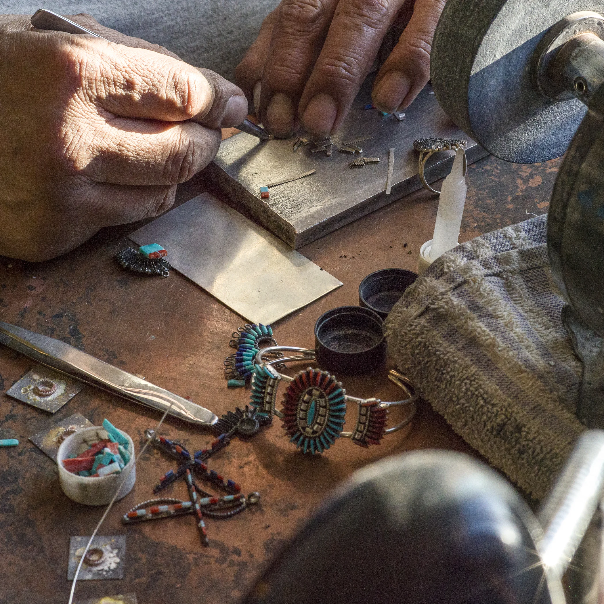 Edmund Cooeyate at work