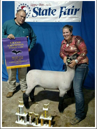 Grand Champion, Upper Peninsula State Fair Shown by Bobbi Love