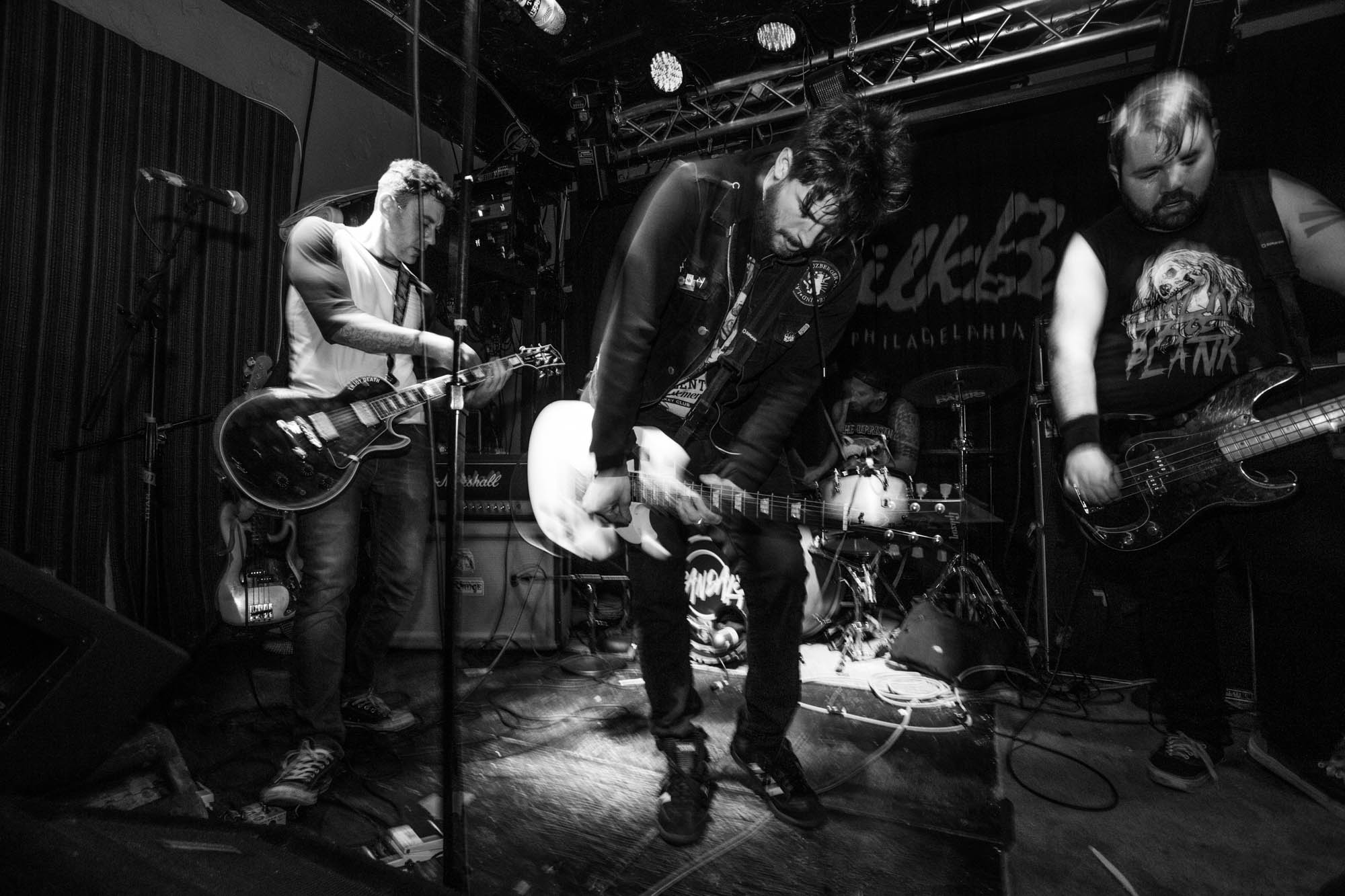 April 1st 2016, The Scandals played Milkboy in Philadelphia. This image was then used beneath the liner notes in the layout for the 'Lucky Seven' EP.