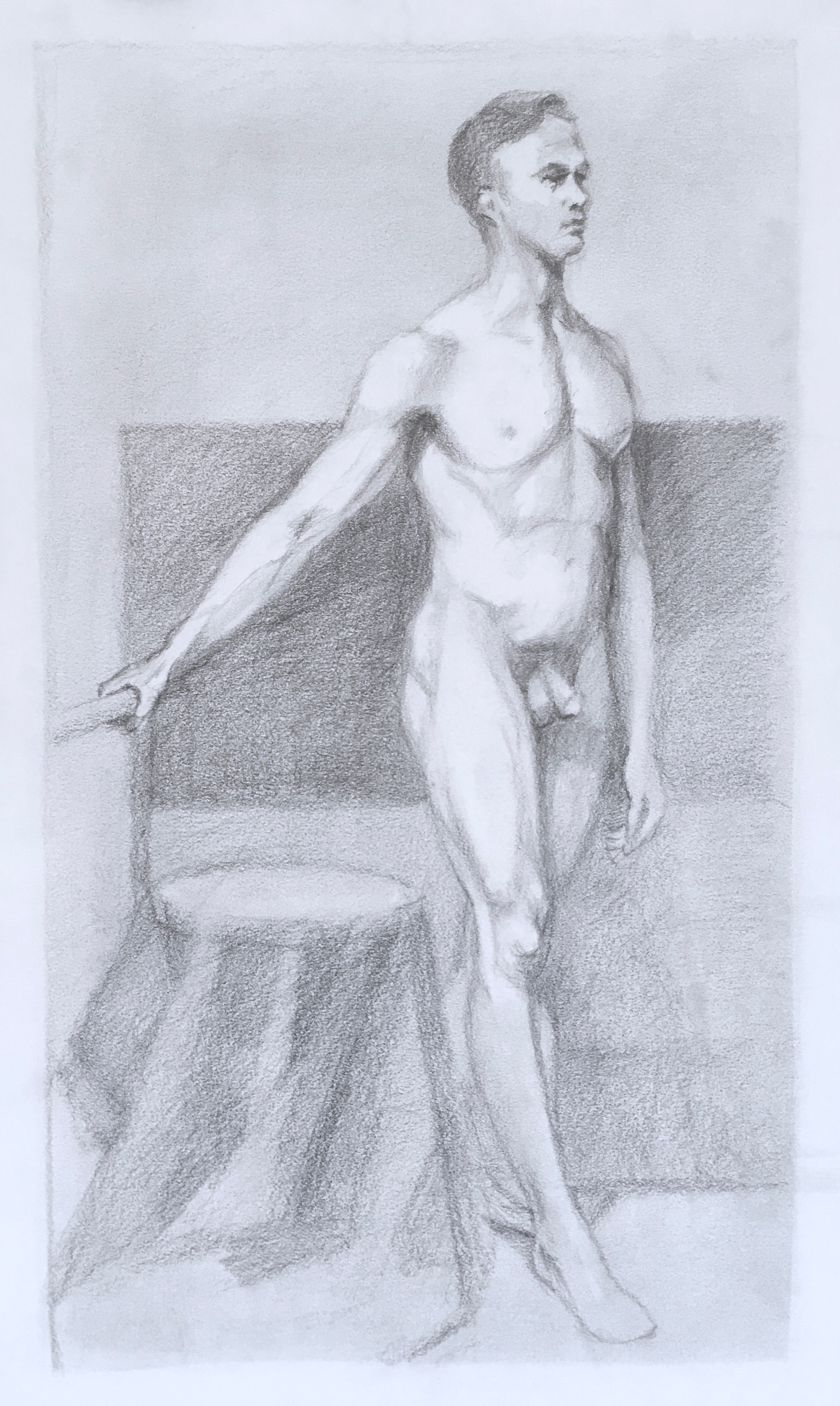 Figure Study, From the Front