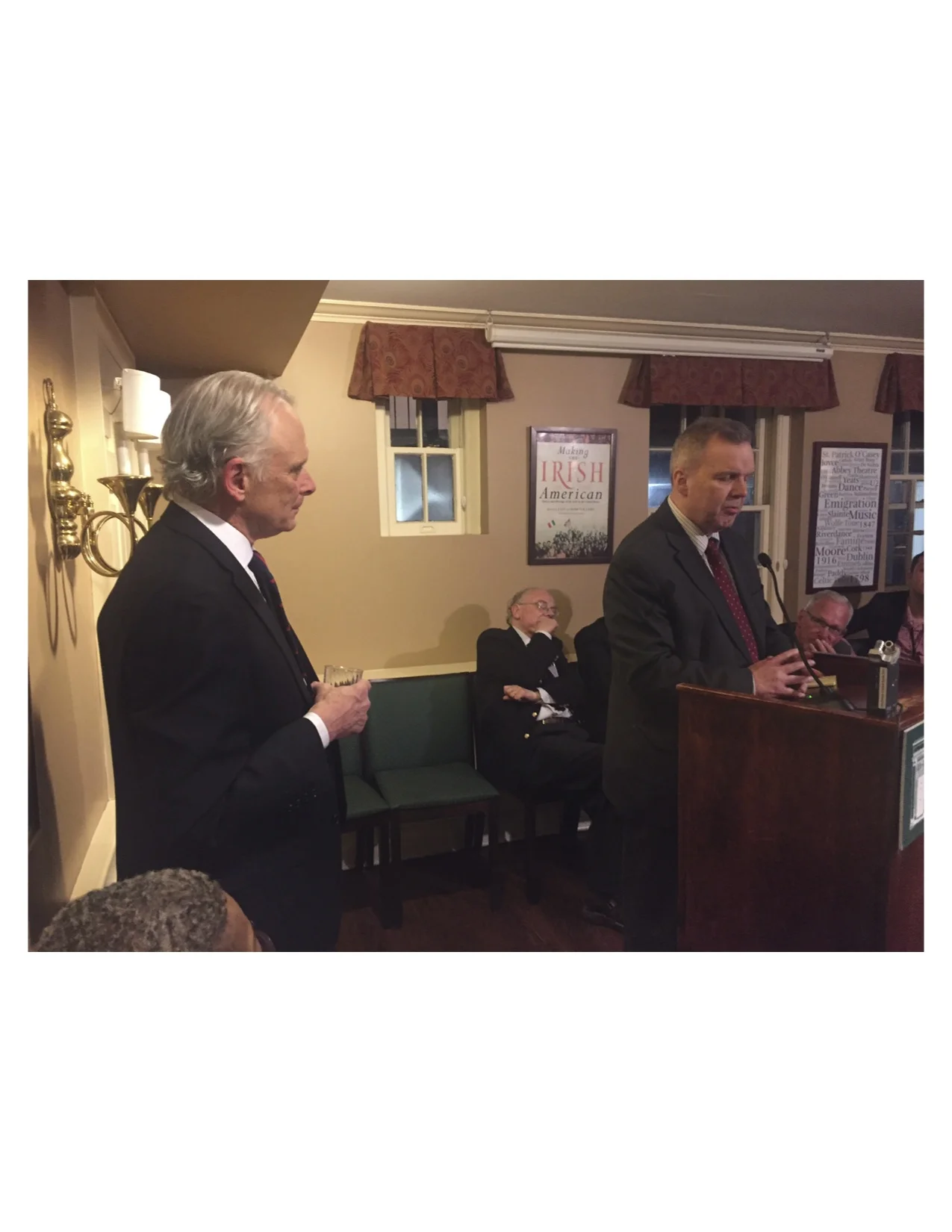 March 3, 2016 New York Peacerunner Book Launch at Glucksman Ireland House, NYU