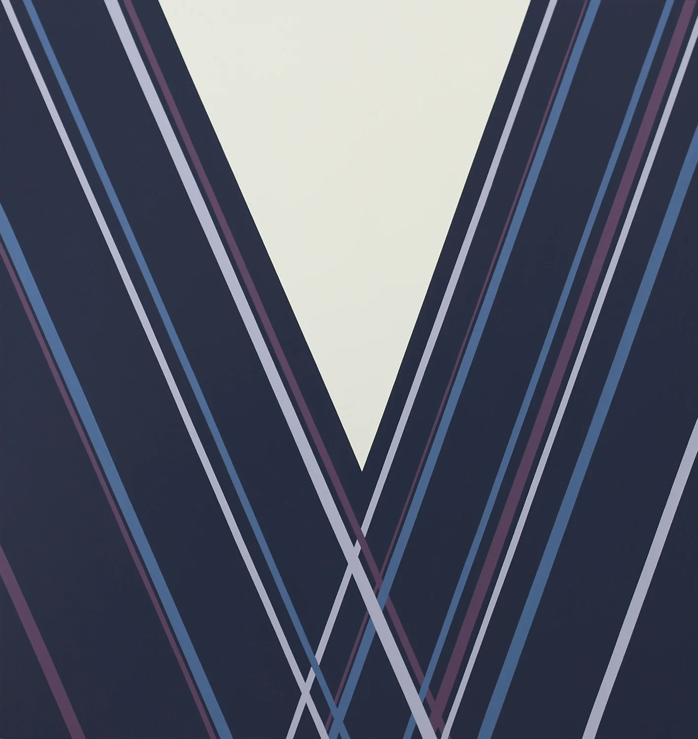 Holding Patterns #1 2015 Acrylic on panel 19 x 18 inches