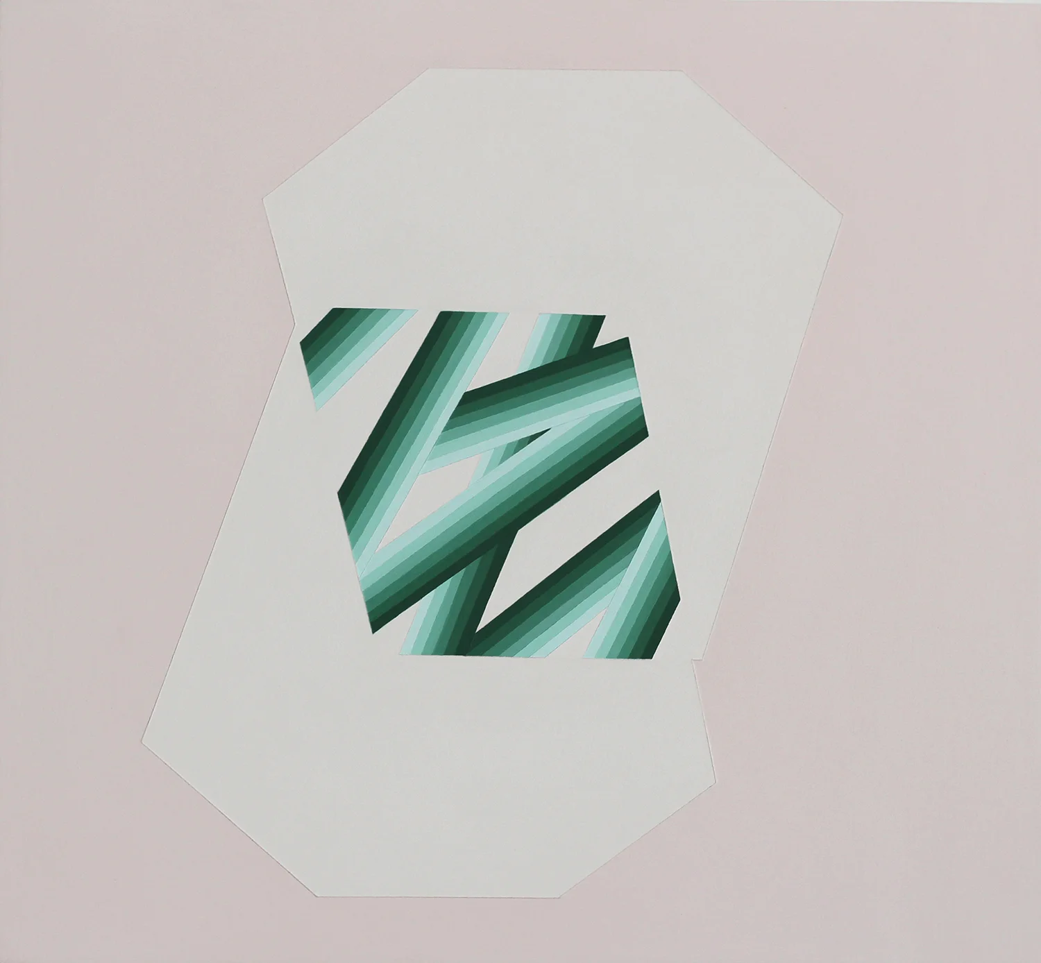 Passing Through #1 2013 Acrylic on panel 12 x 13 inches