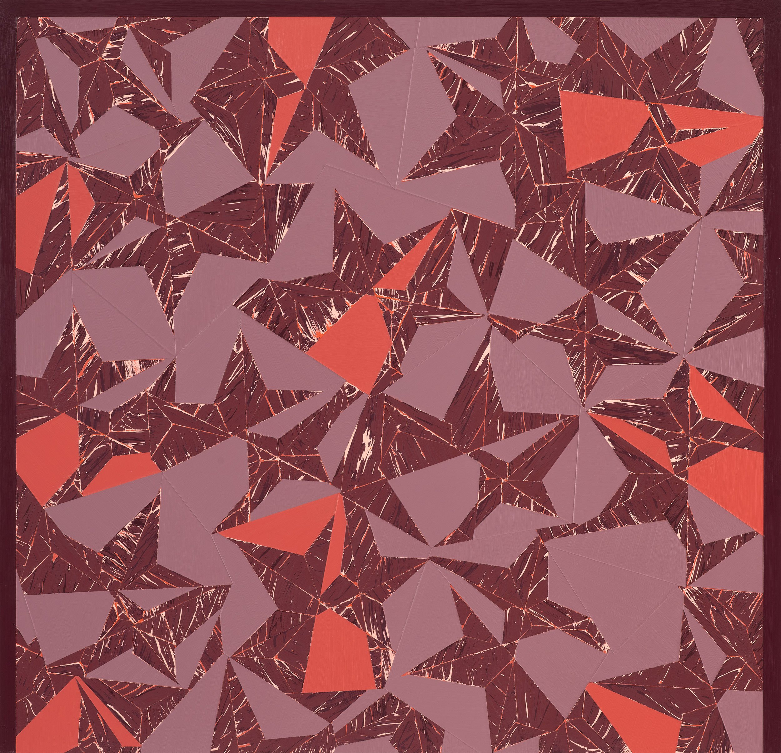  Agni 2026 Acrylic on panel 25 × 26 in. 