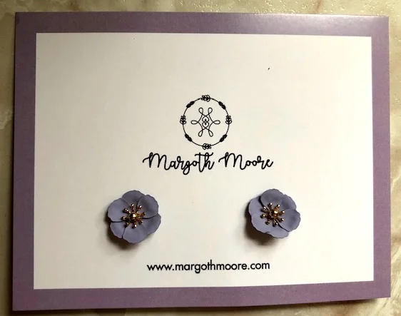 Lilac Flower Earrings 