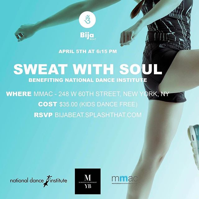 Another day, another dance. 💃 We&rsquo;re back with our widely acclaimed Sweat With Soul event on Wednesday April 5th. Get ready to move, shimmy and shake your way to happiness with our innovative approach! Did we mention all proceeds benefit the @N