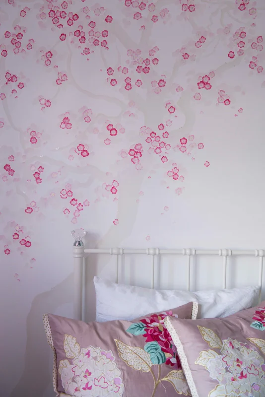 Cherry Blossom, Girl&rsquo;s bedroom | Projects | Diane Hill Hand-Painted