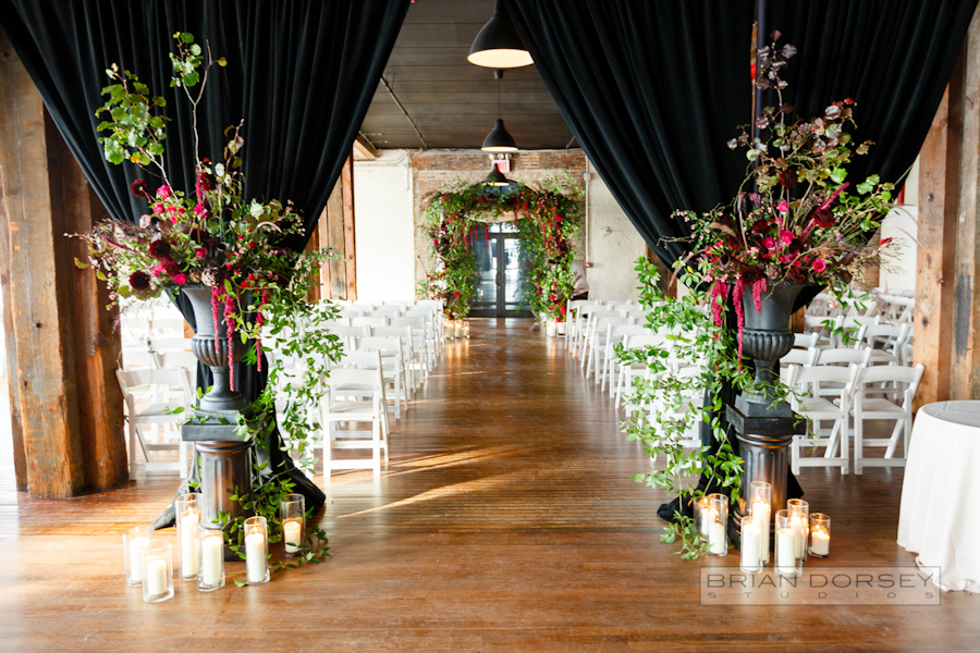 Liberty Warehouse Wedding | Wedding Planning Ang Weddings and Events | jewish wedding with florals by Putnam and Putnam