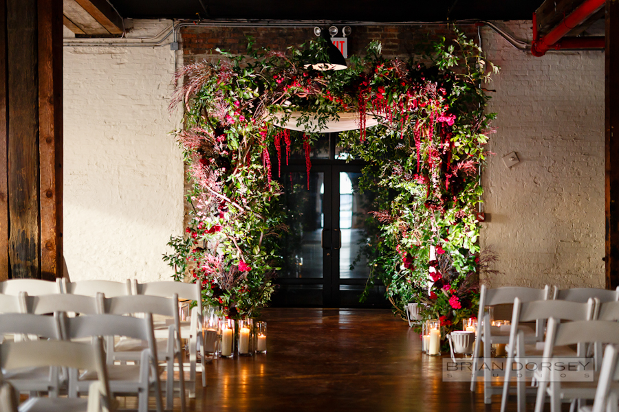 Liberty Warehouse Wedding | Wedding Planning Ang Weddings and Events | chuppah by Putnam and Putnam
