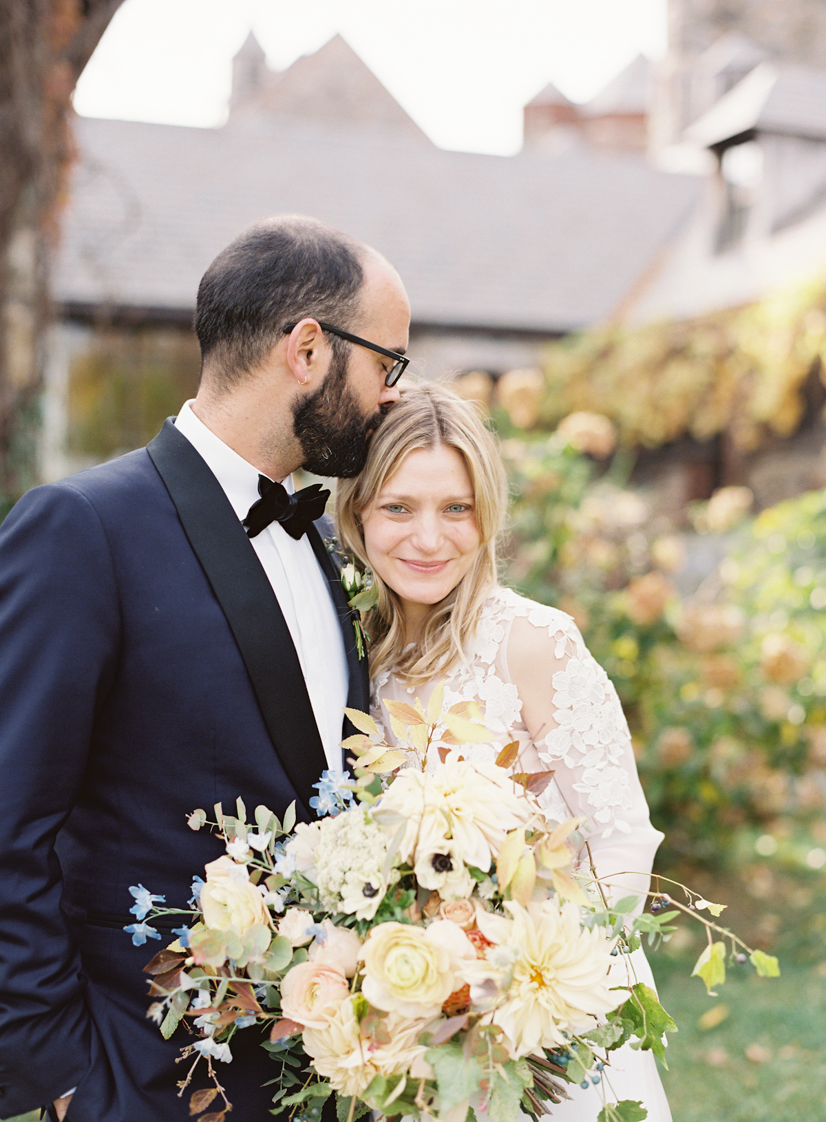 Blue Hill at Stone Barns wedding, event planner Ang Weddings and Events, photography Judy Pak, flowers Saipua