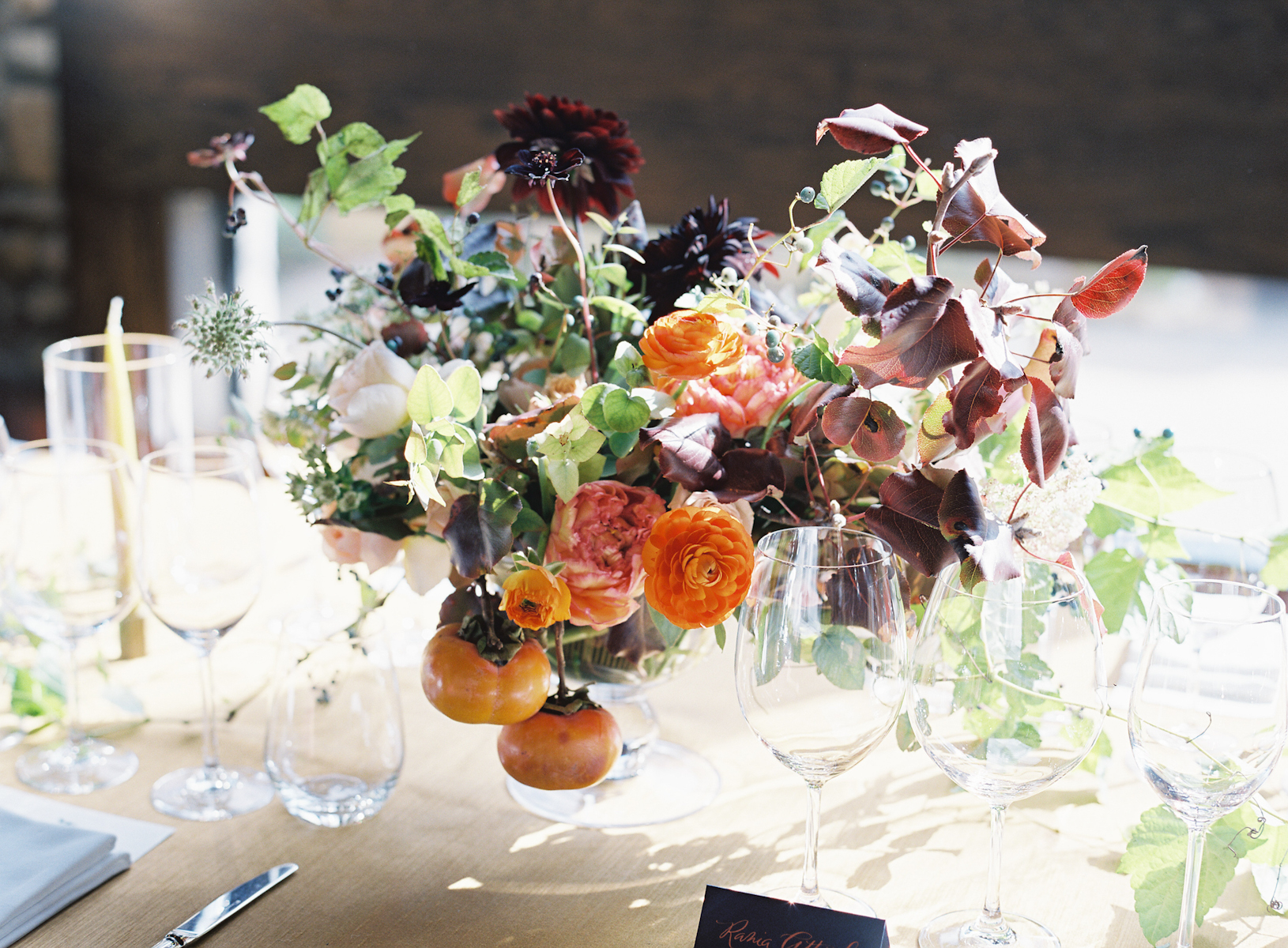 Blue Hill at Stone Barns wedding, event planner Ang Weddings and Events, photography Judy Pak, flowers Saipua