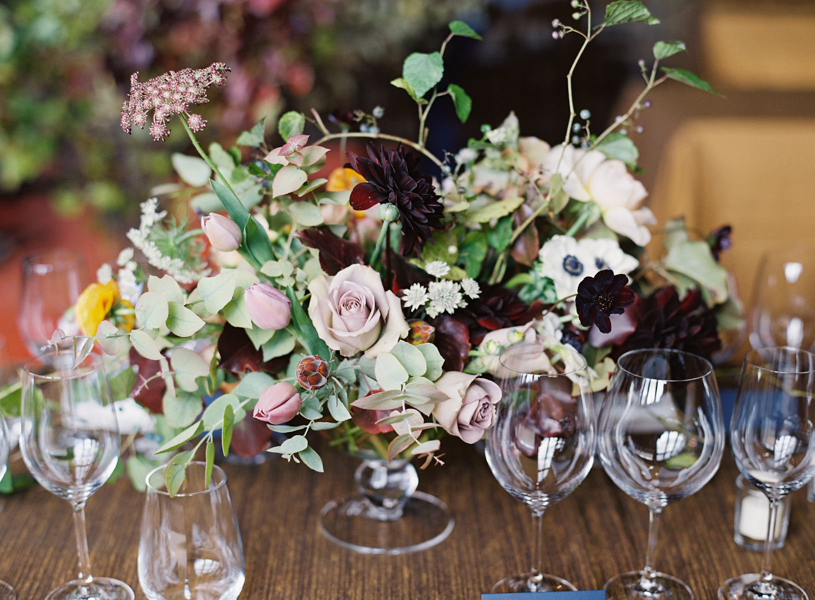 Blue Hill at Stone Barns wedding, event planner Ang Weddings and Events, photography Judy Pak, flowers Saipua