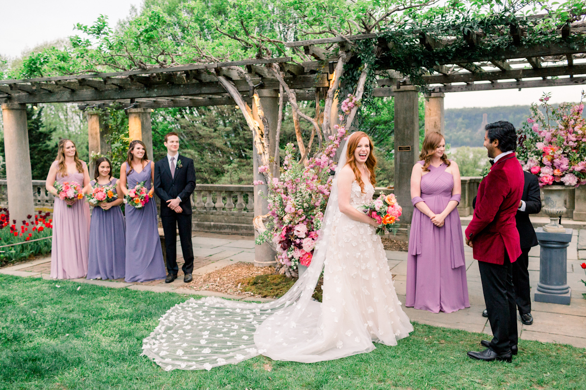 Wave Hill Wedding, photography by Mademoiselle Fiona, wedding planning by Ang Weddings and Events, flowers by Denise Fasanello