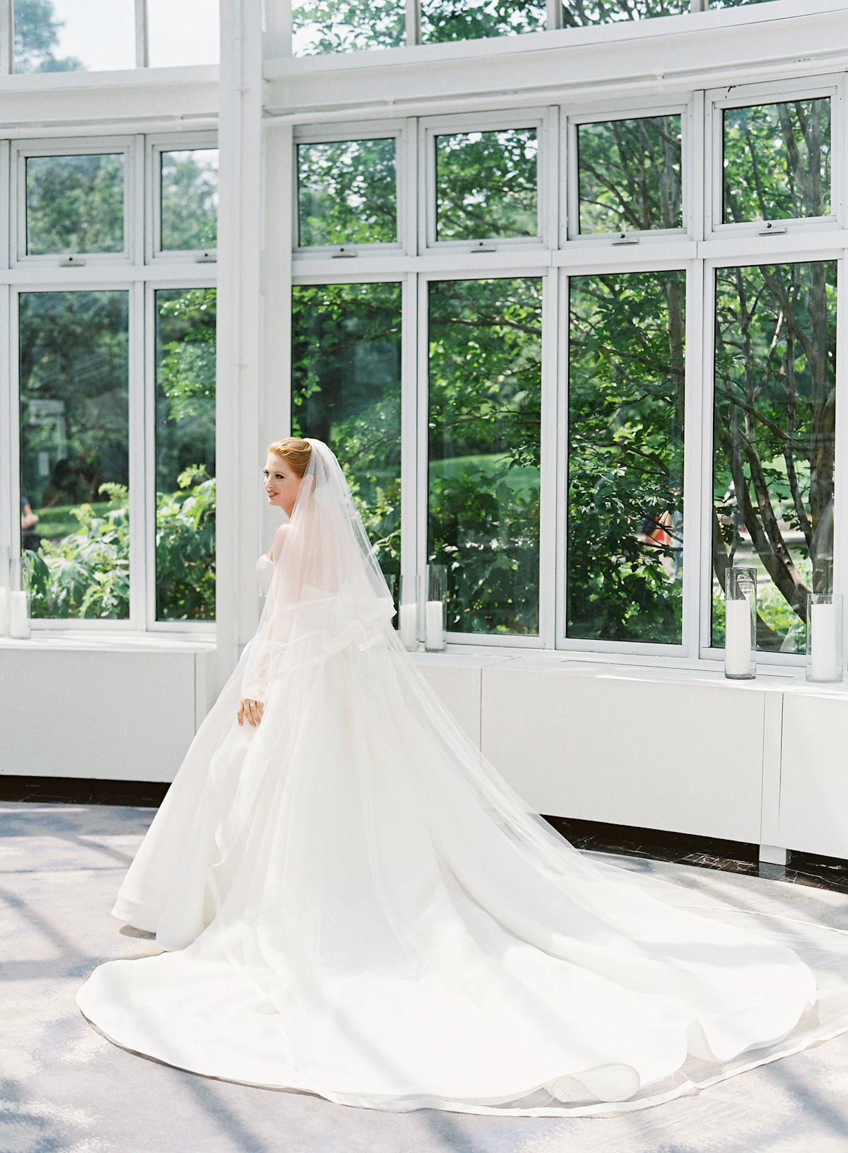 Brooklyn Botanic Gardens wedding, Judy Pak Photography, Ang Weddings and Events, Mimosa Floral Design, Isabelle Armstrong gown