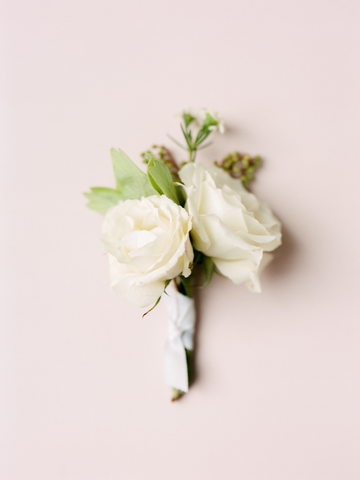 Rose boutonniere for Rainbow Room wedding