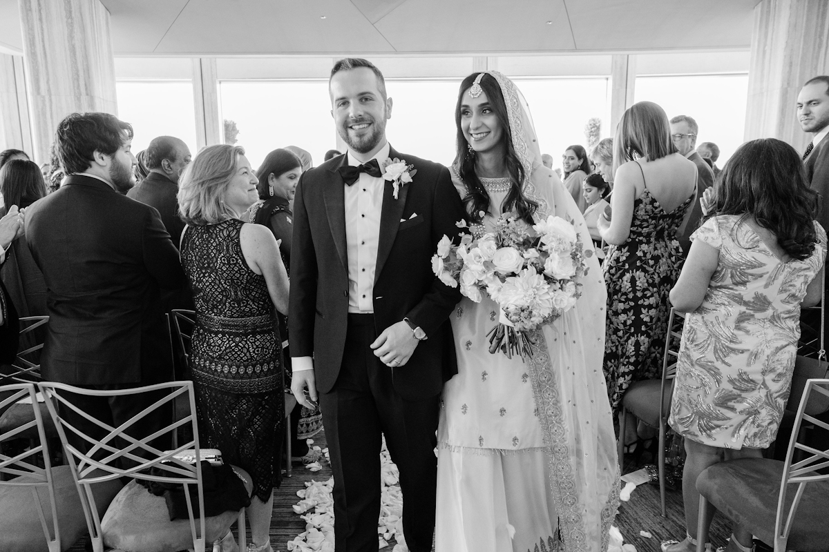 Rainbow Room Wedding, planner Ang Weddings and Events, photography Heather Waraksa, florals Poppies and Posies, south asian wedding