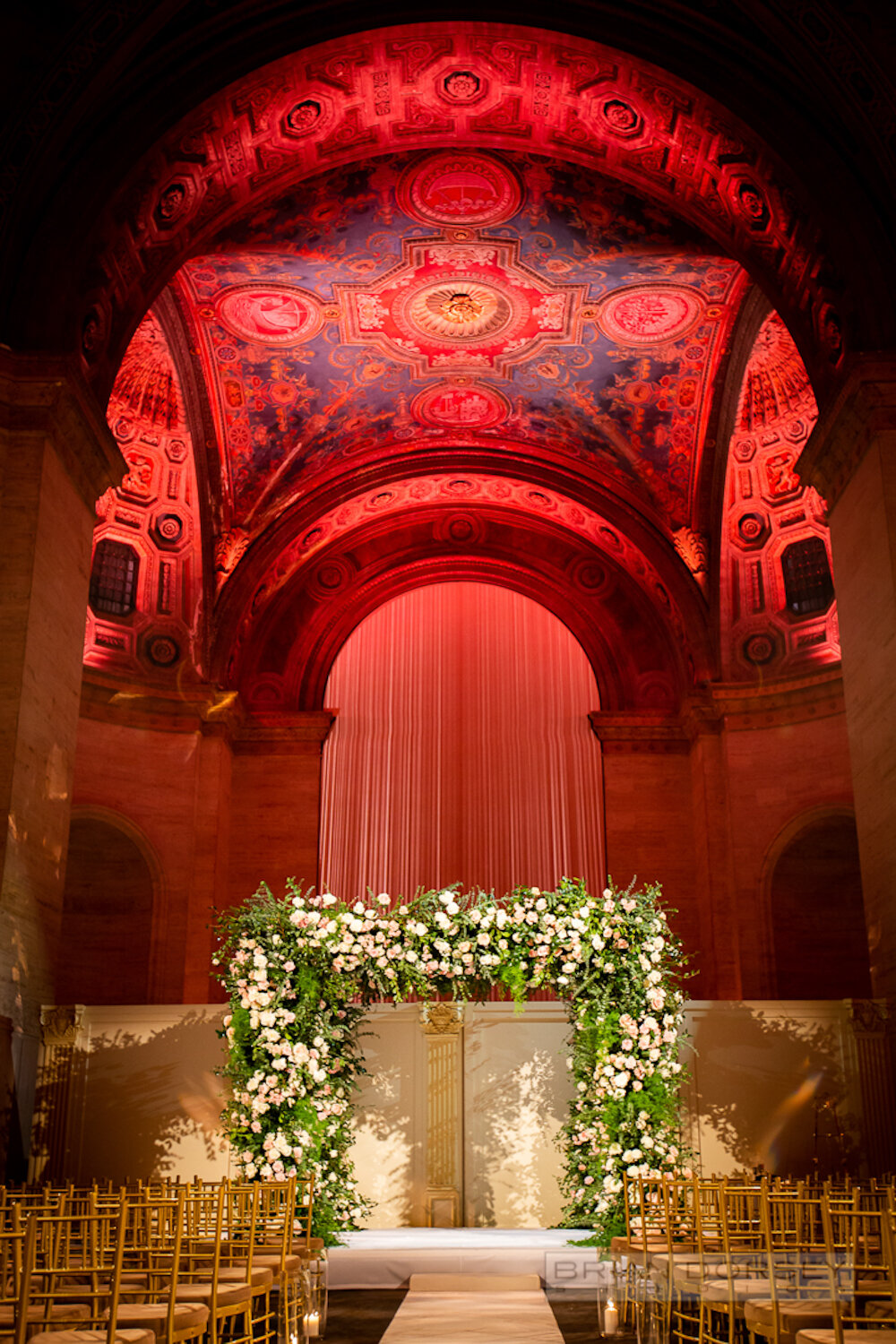 Cipriani wedding chuppah