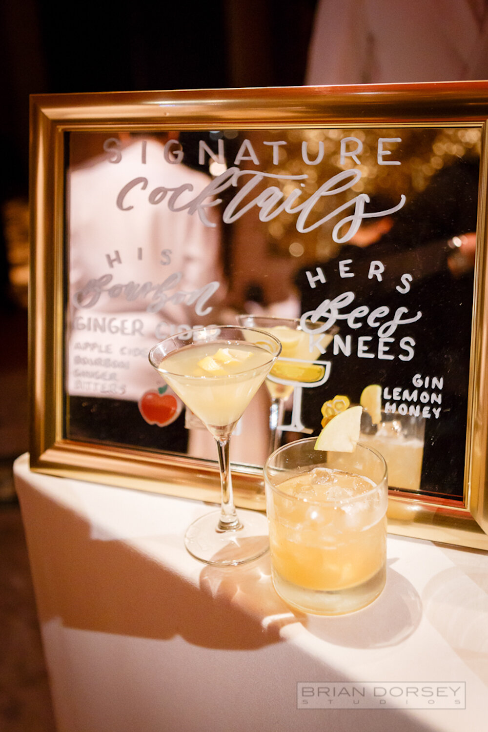 Cipriani 25 Broadway Wedding signature cocktails 